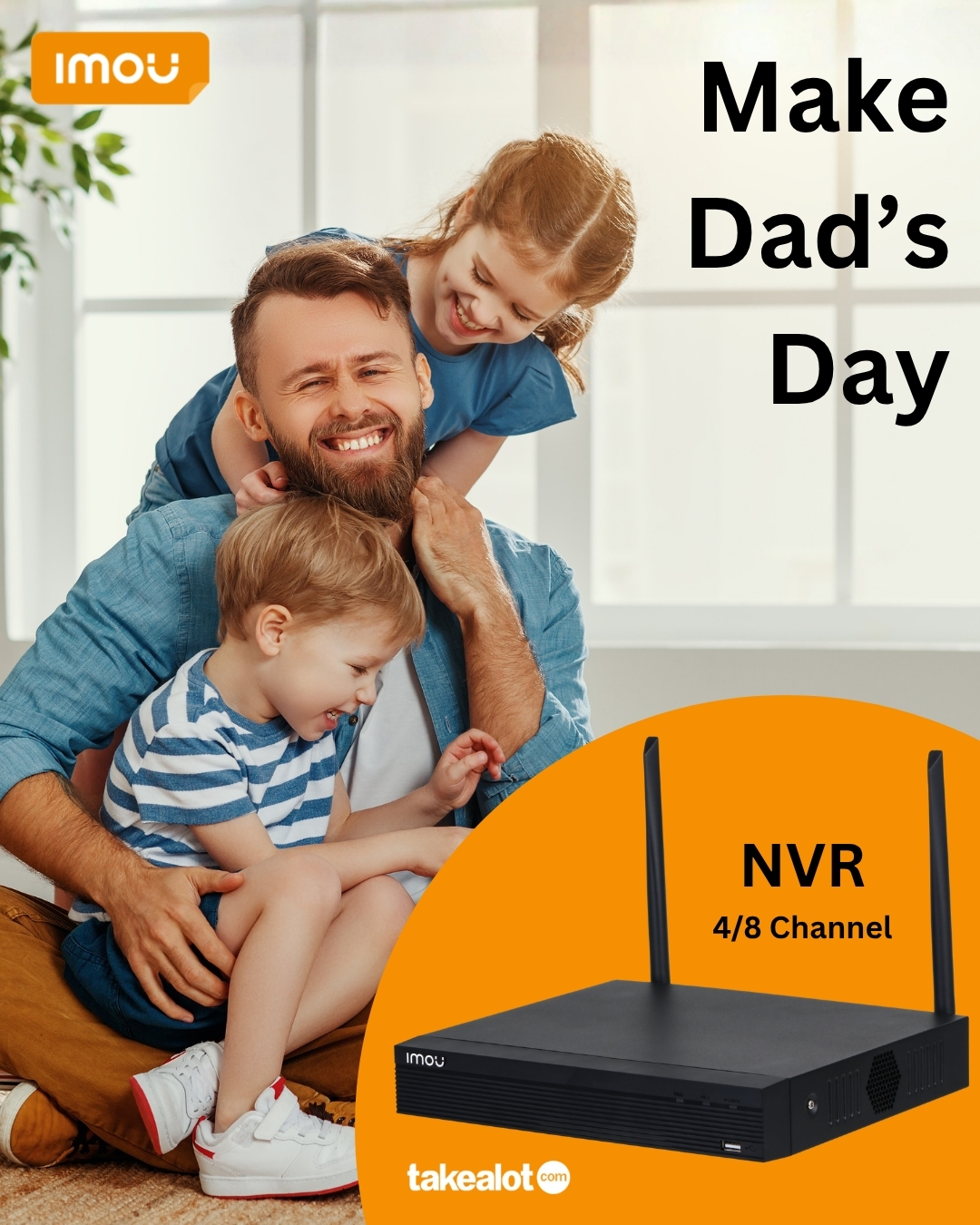 Imou South Africa Facebook ad: For the dad who values safety and control…