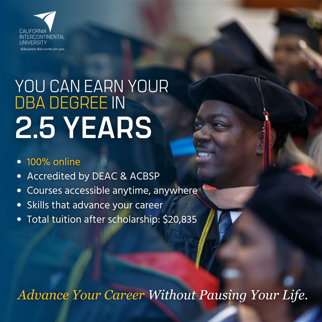 California Intercontinental University Facebook ad from May 28, 2026