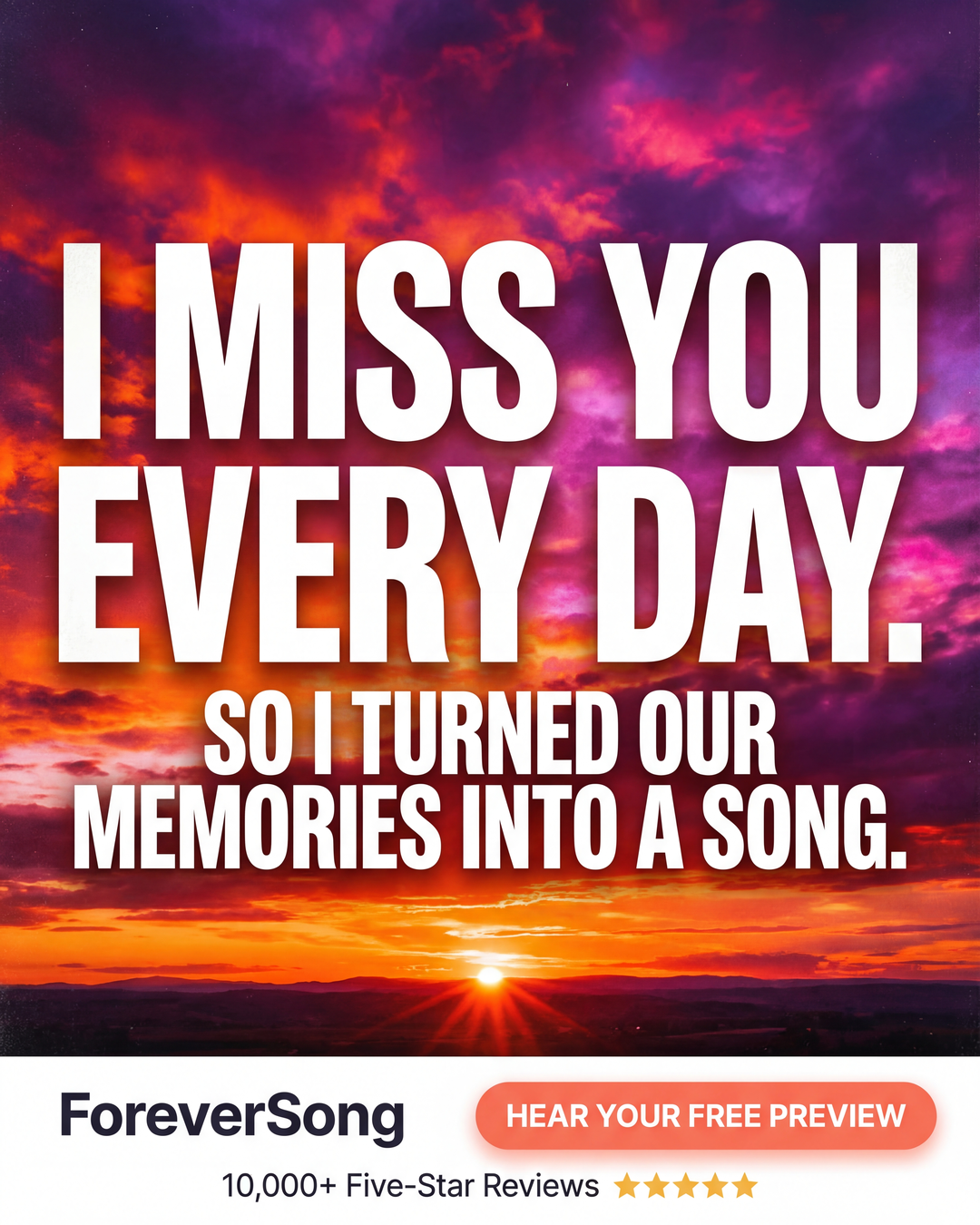 Forever Song Facebook ad