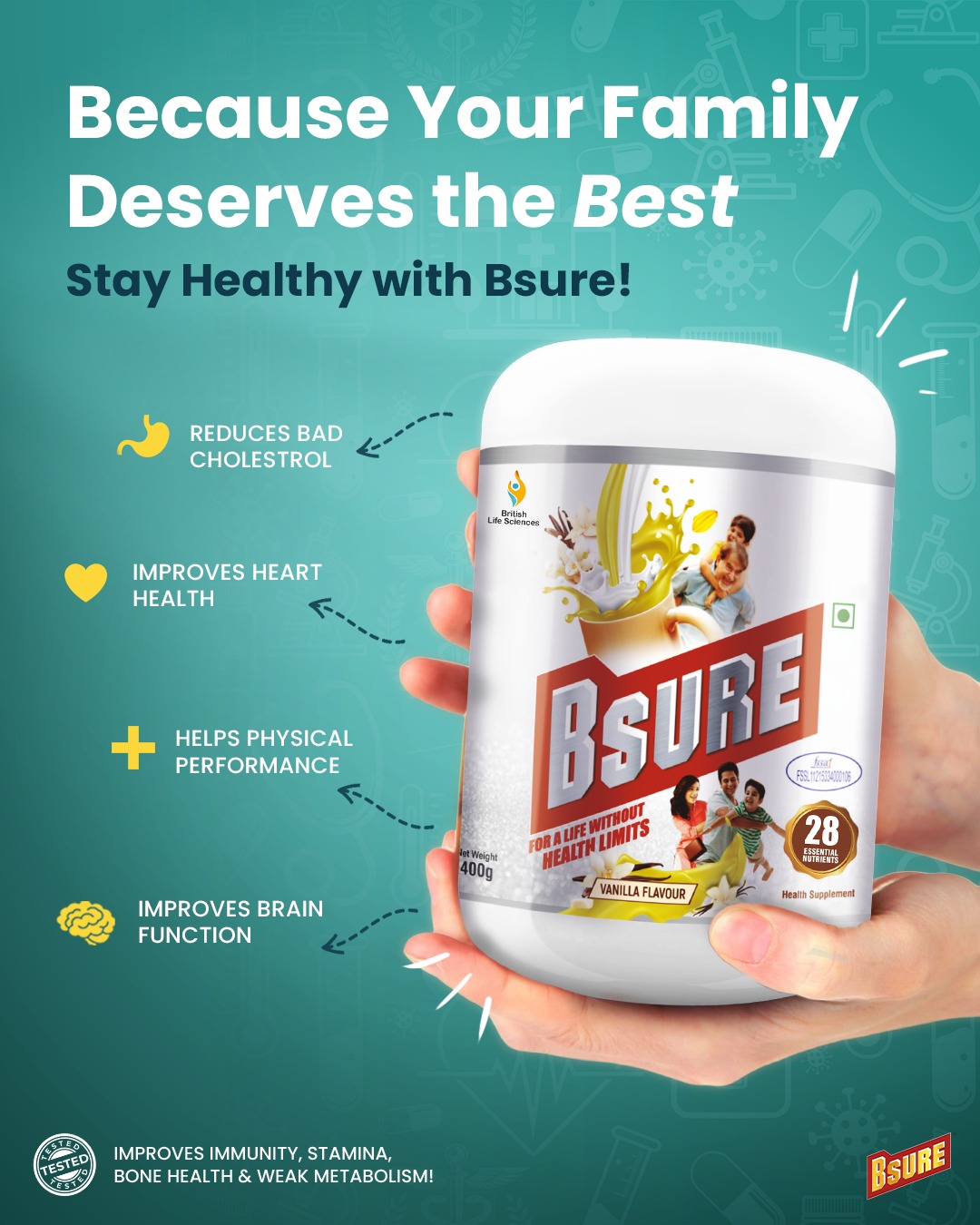 BSURE Facebook ad: Deal: Bsure - For a Life Without Health Limits | Complete…