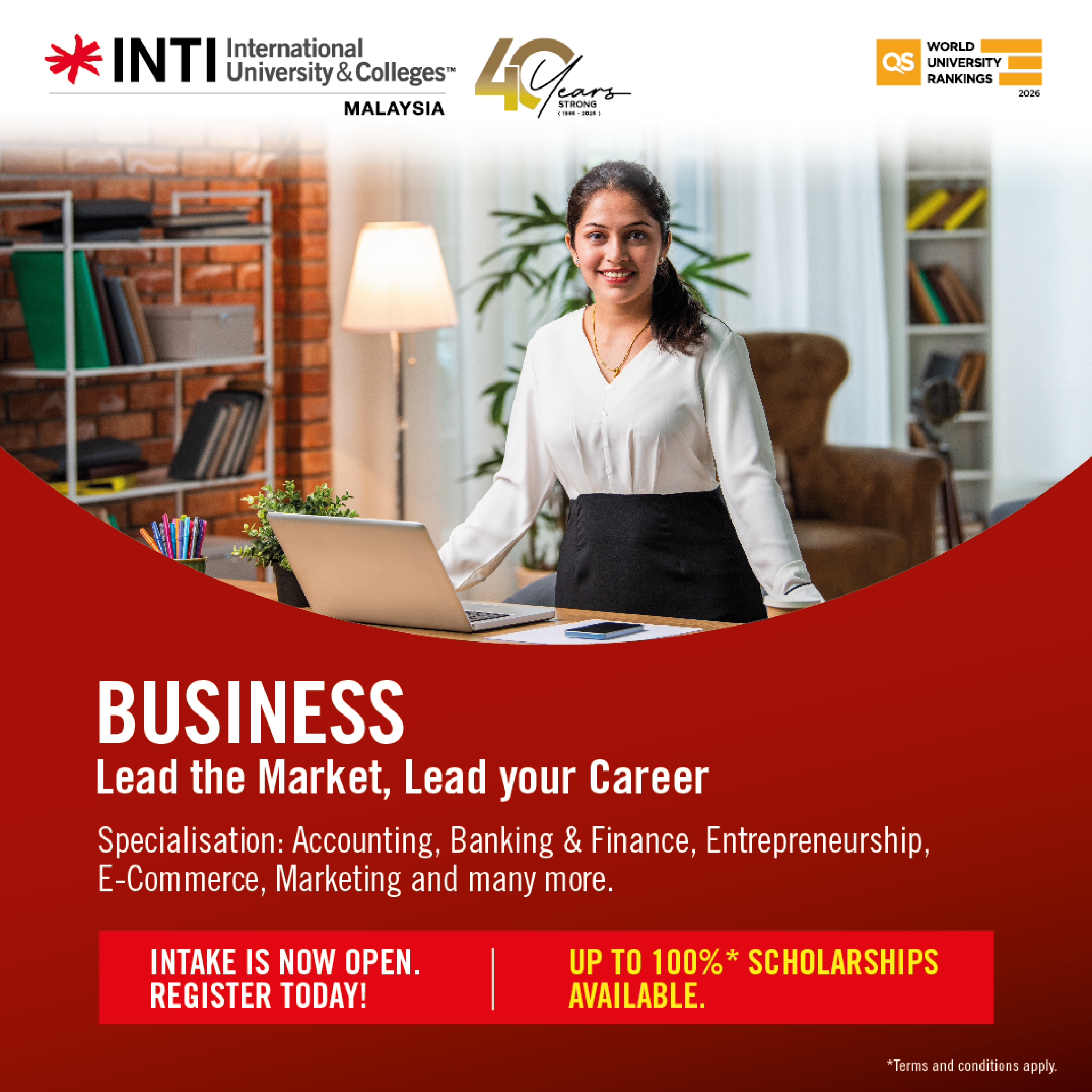 INTI International University & Colleges Facebook ad