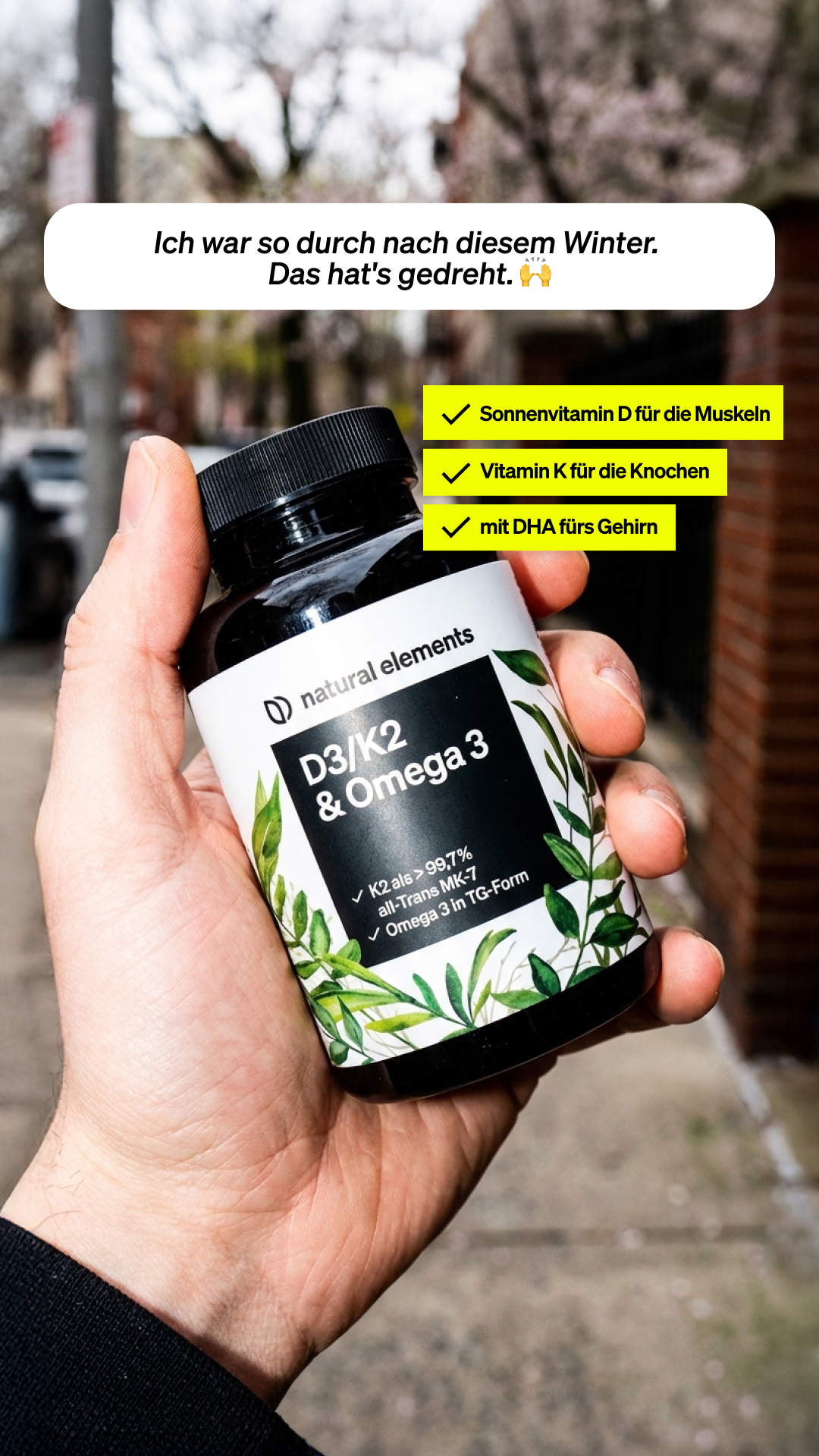 natural elements Facebook ad