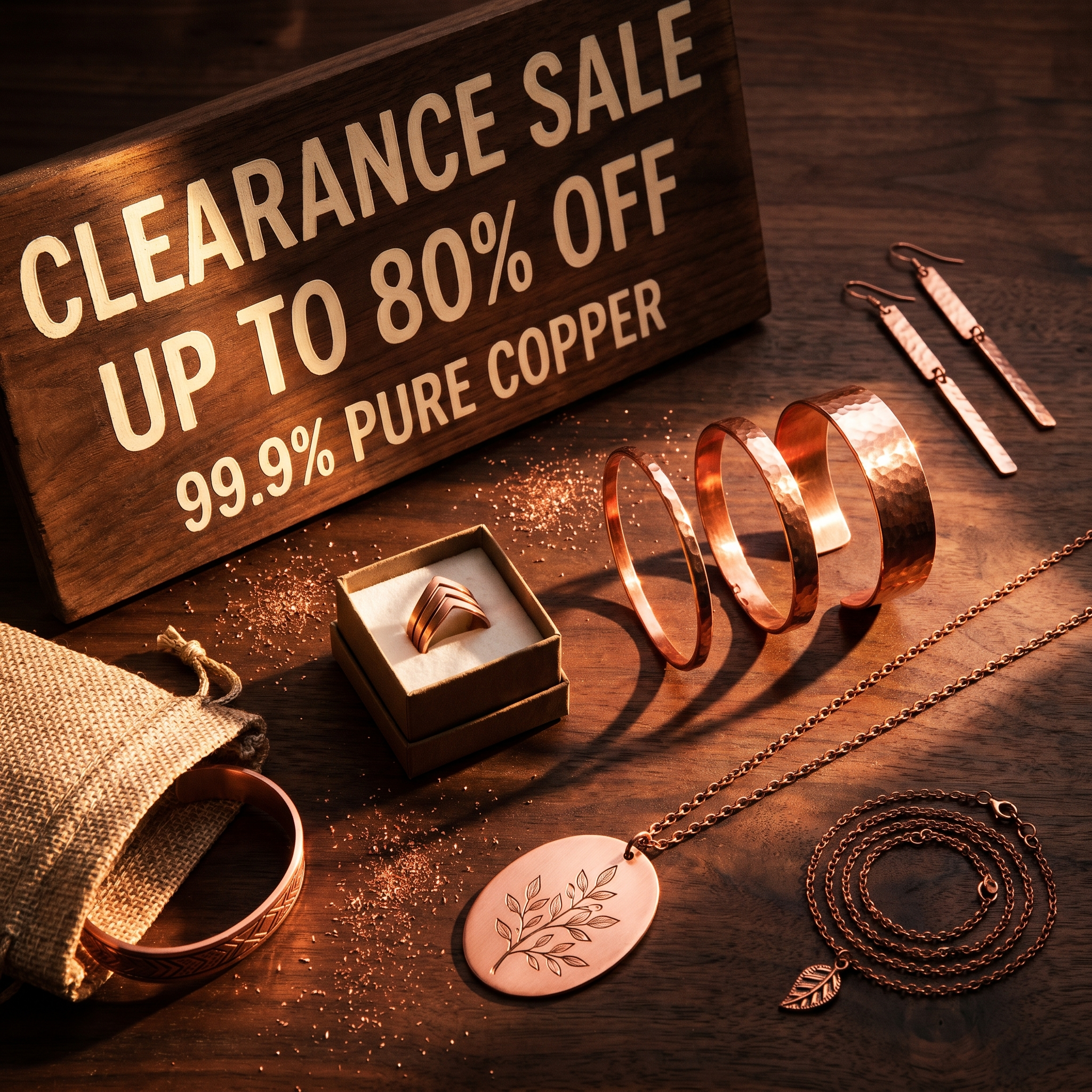 Vera’s Copper Jewelry Facebook ad
