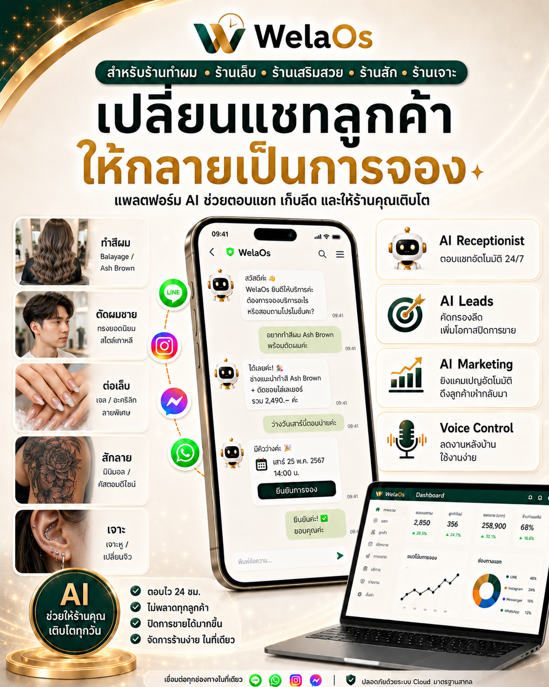 Welaos Facebook ad