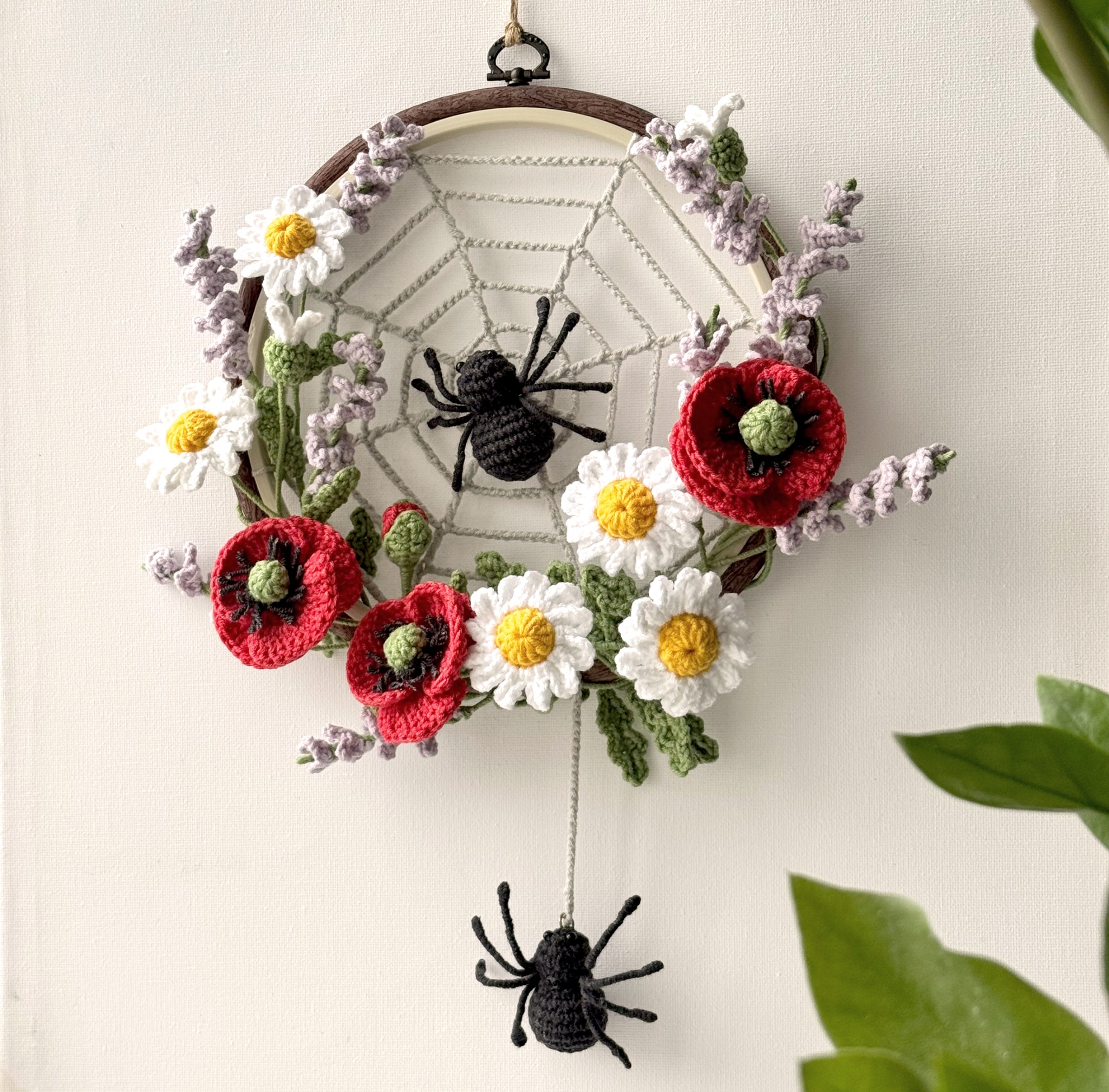 Meolka Pattern Design Facebook ad: Turn yarn into a beautiful forest or garden…