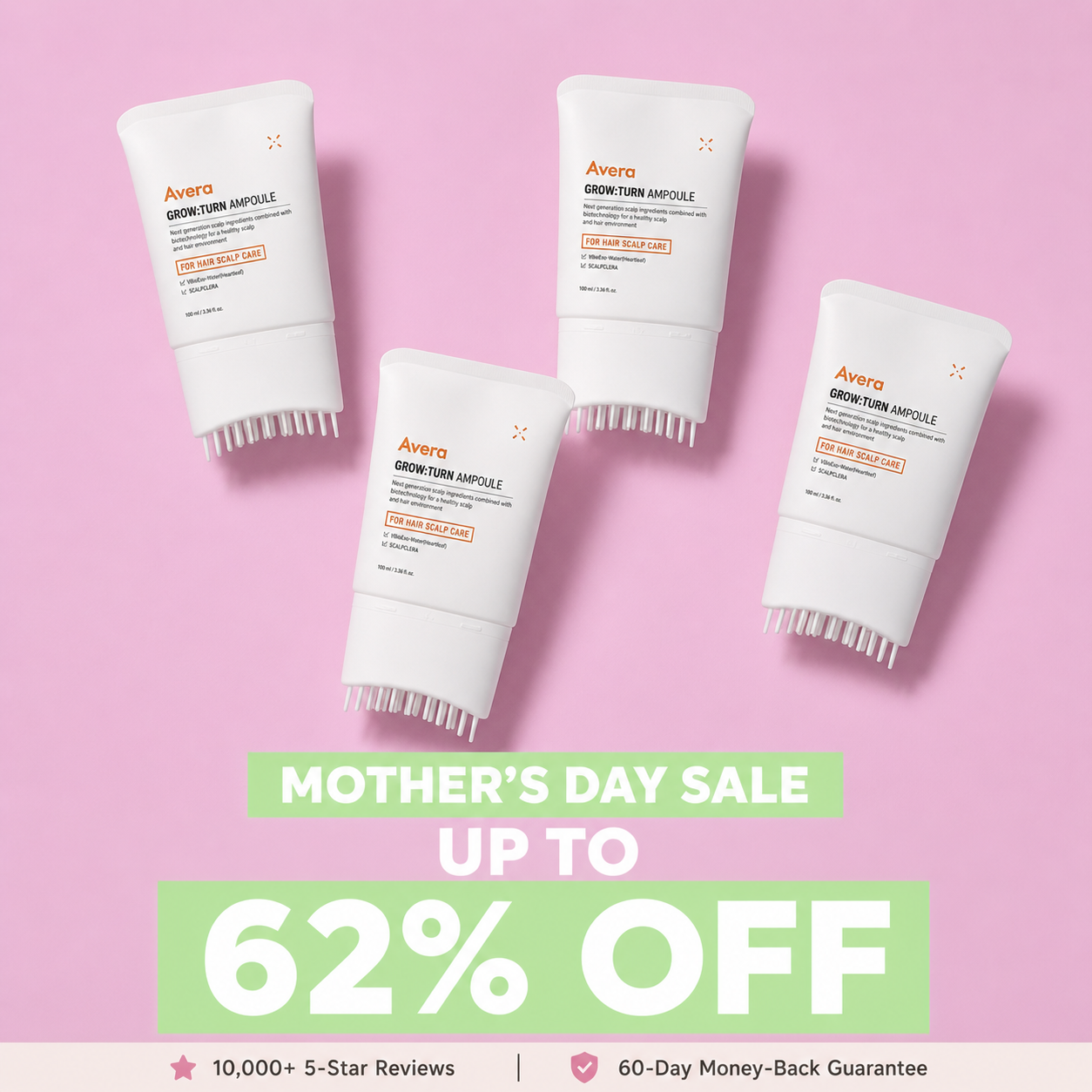 Avera Facebook ad: Korea's #1 Hair Growth Serum