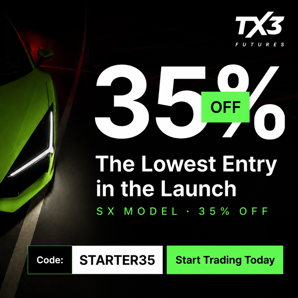 TX3 Futures Facebook ad