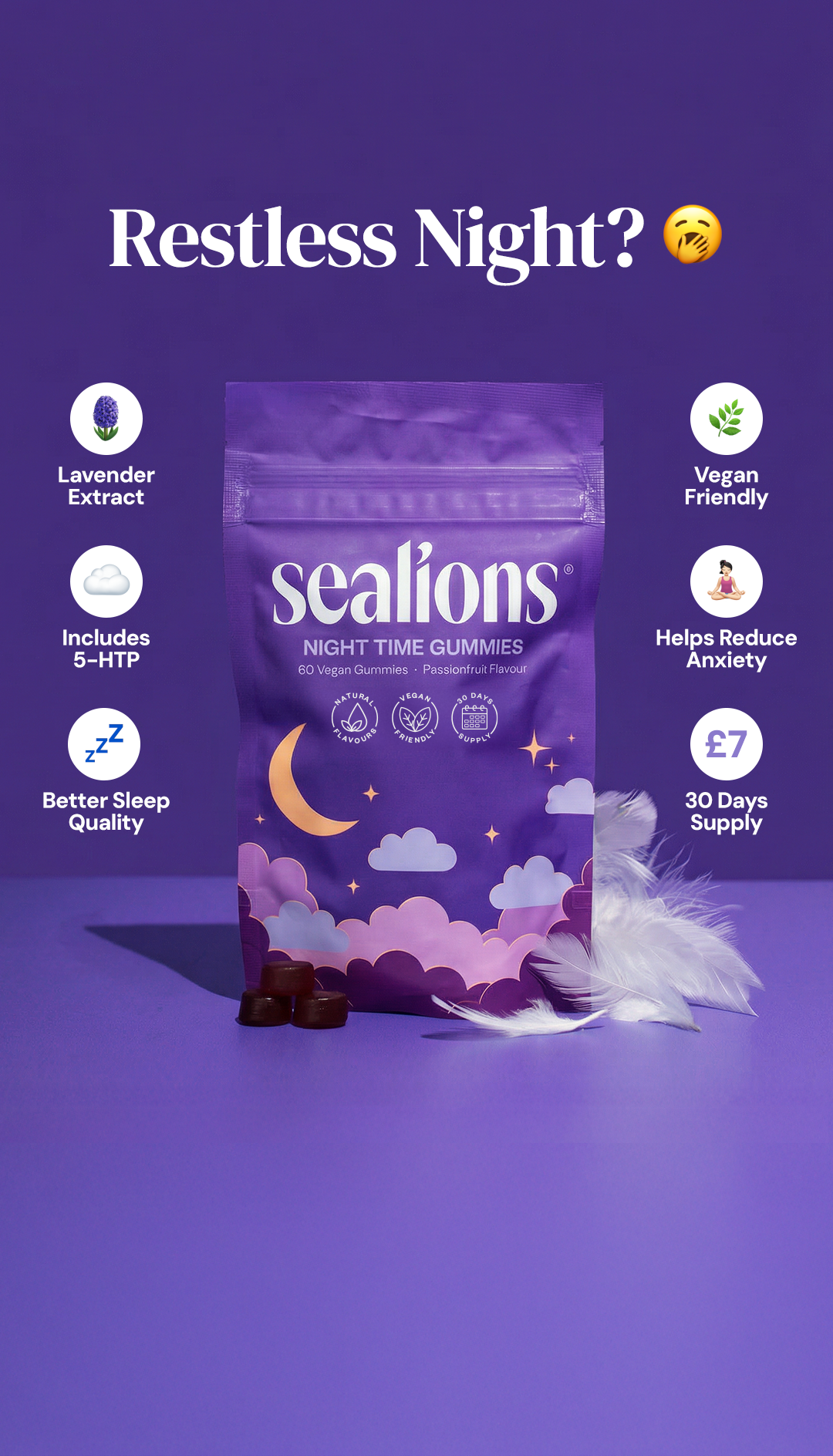 Sealions Vitamins Facebook ad