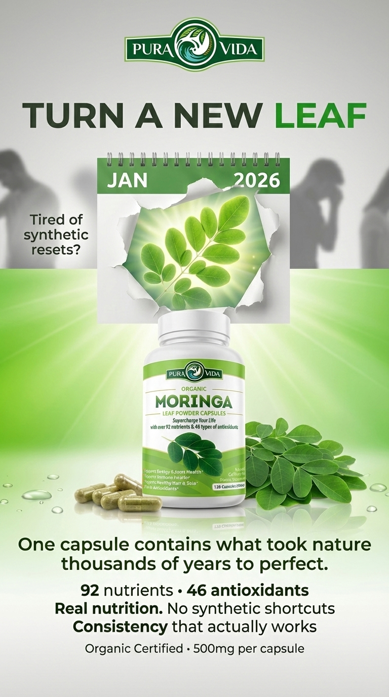 Pura Vida Moringa Facebook ad