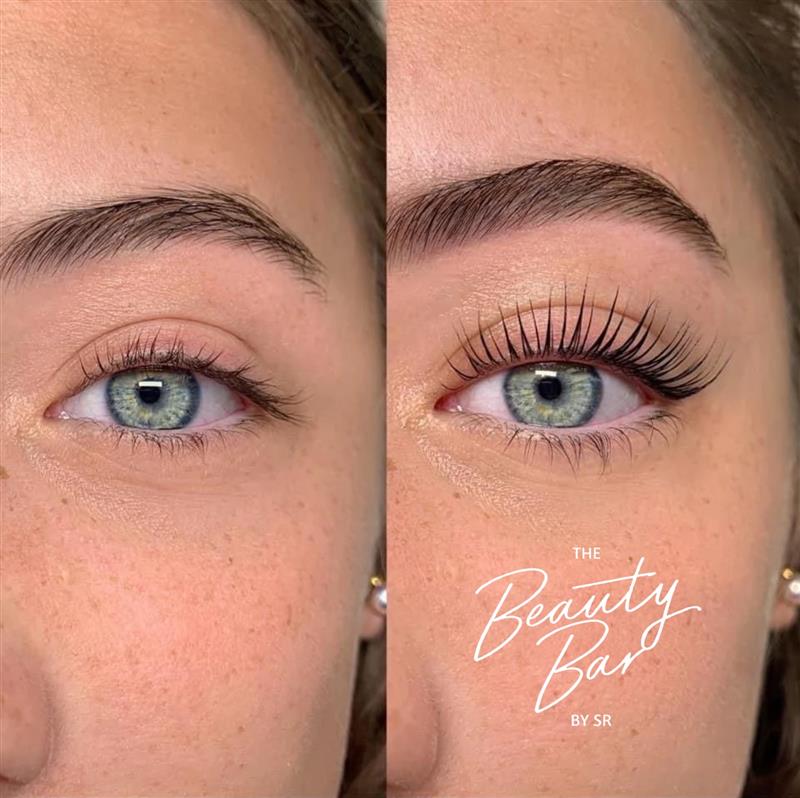 The Beauty Bar by SR Facebook ad: $99 Lash Lift + Brows Lamination + Tint…