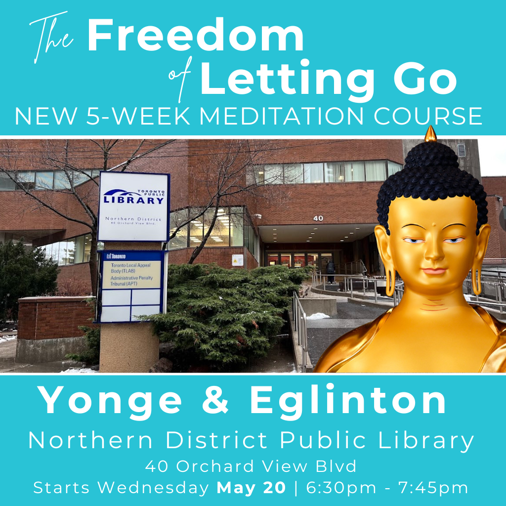 Kadampa Meditation Centre Canada Facebook ad: The Freedom of Letting Go