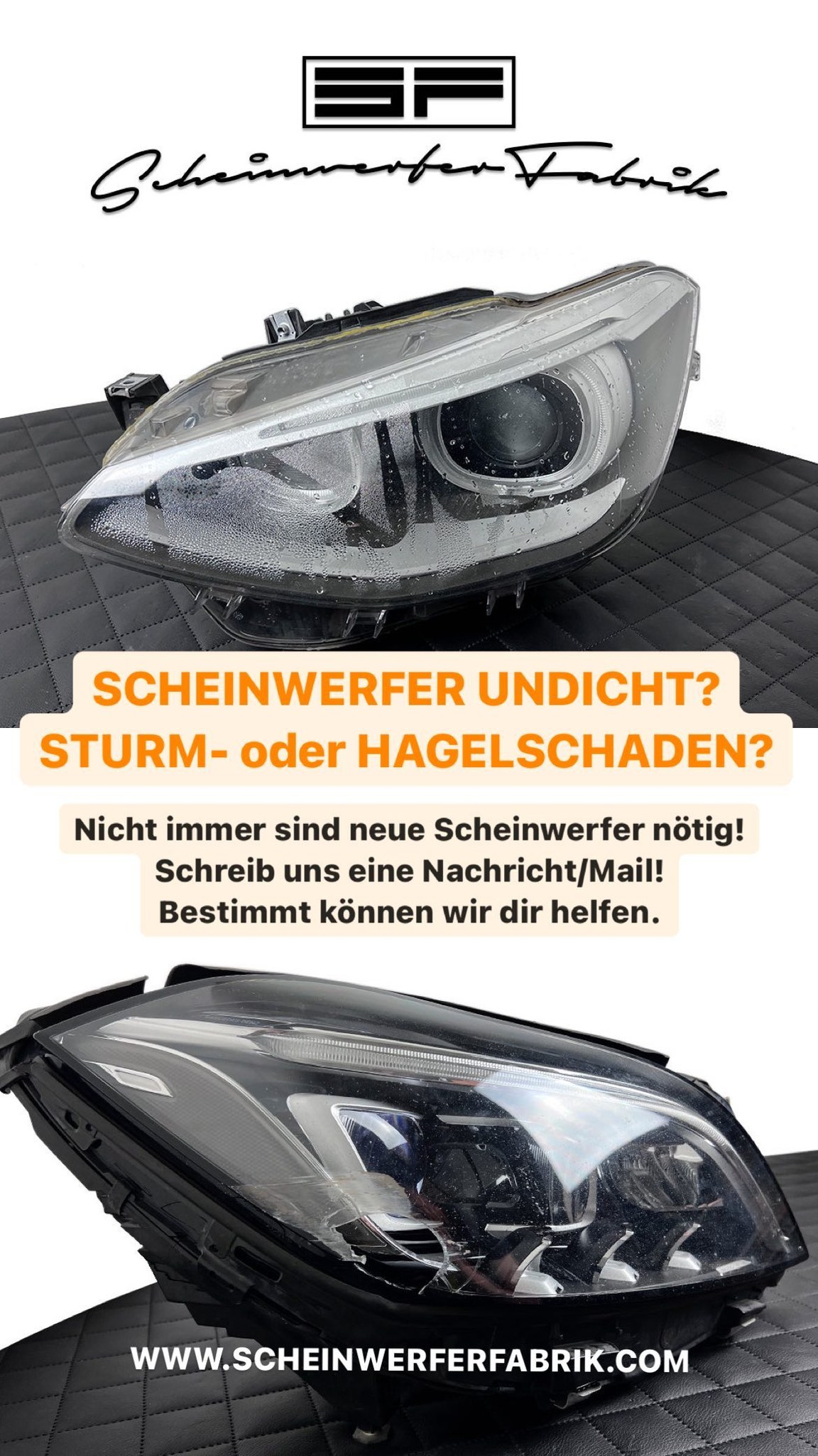 Scheinwerfer Fabrik ad creative