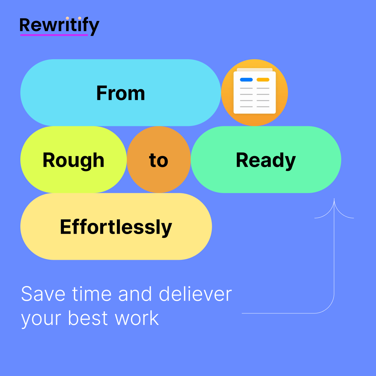Rewritify Facebook ad