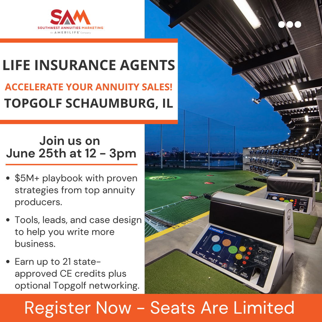 Southwest Annuities Marketing Facebook ad: Reserve your spot