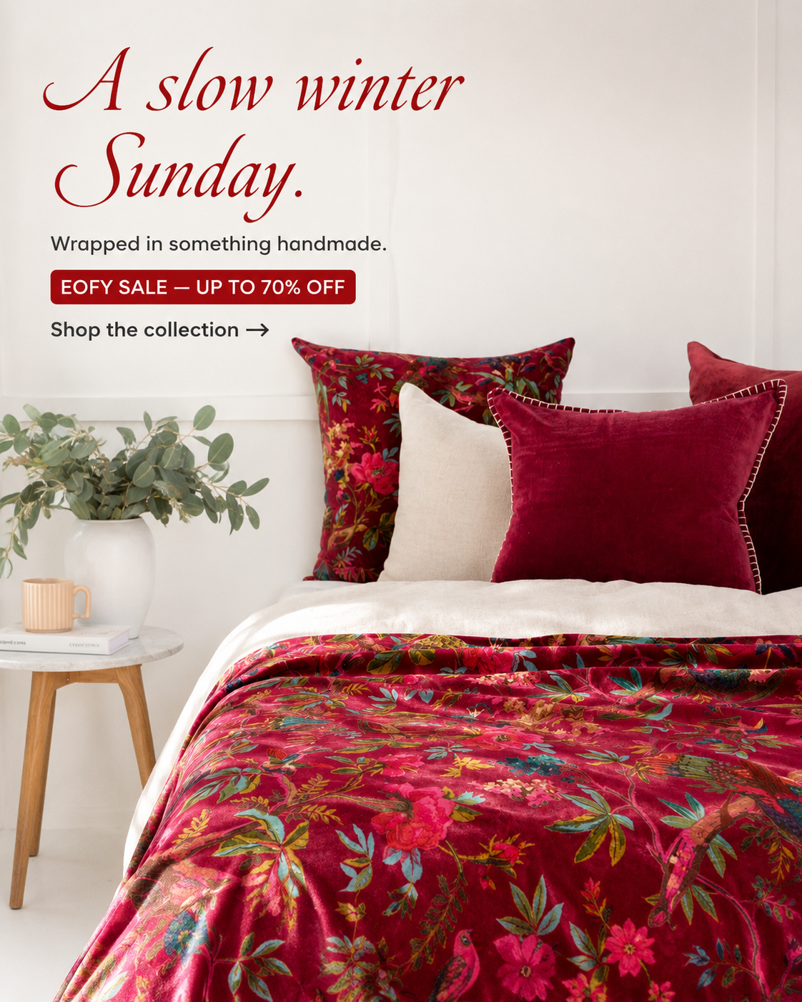 Linen Connections Facebook ad