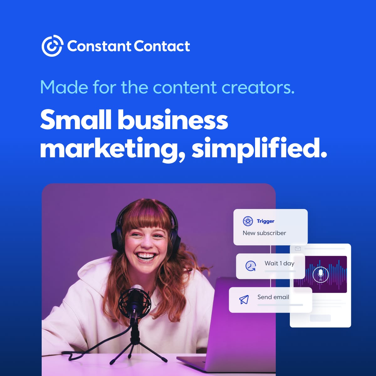 Constant Contact Facebook ad