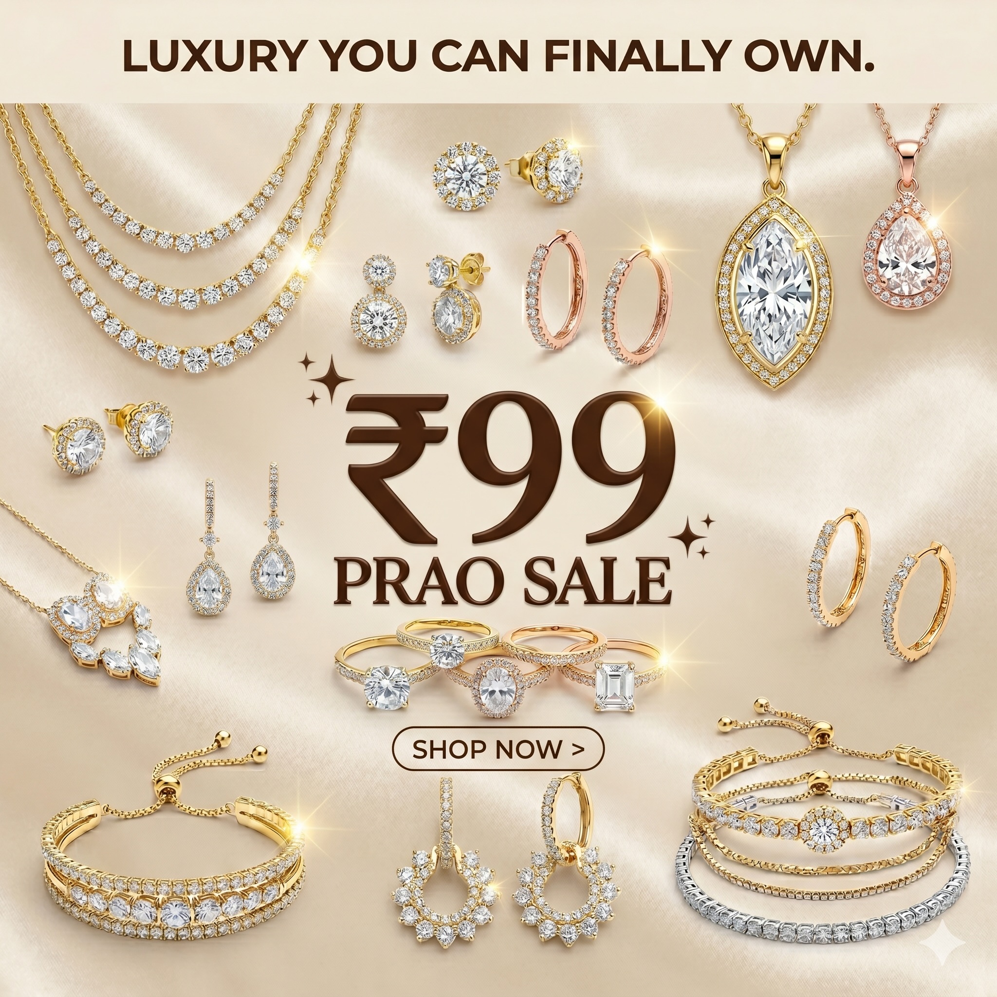 PRAO Fashion Jewellery Facebook ad
