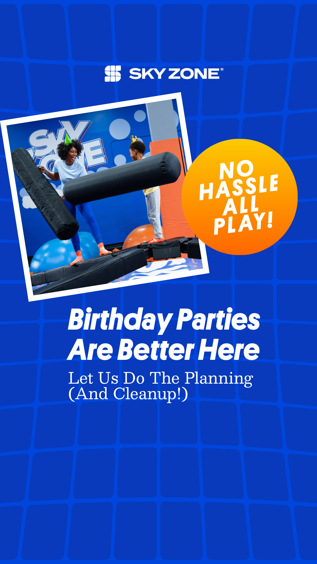 Sky Zone Covina CA Facebook ad from Apr 9, 2026