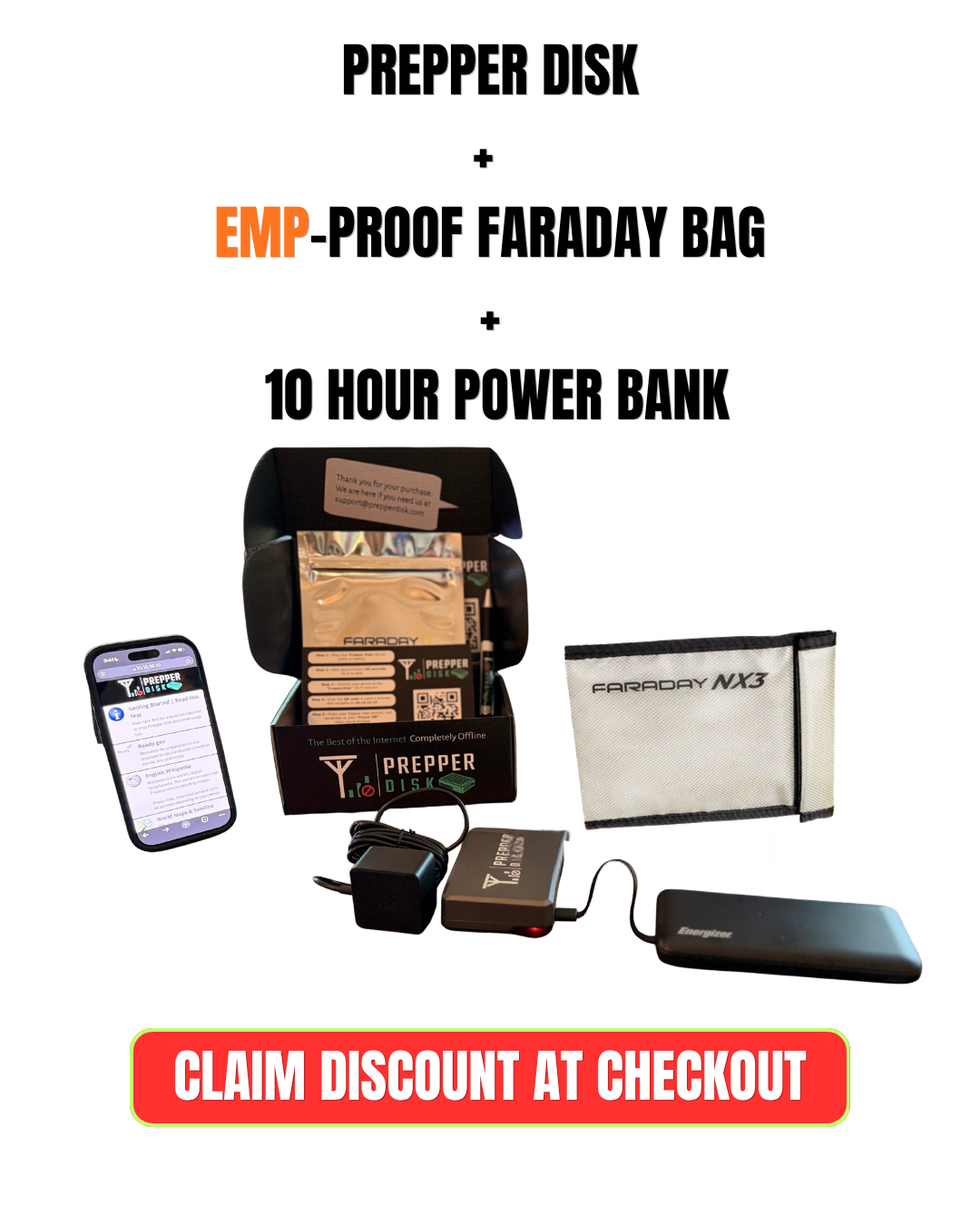 Prepper Disk Facebook ad