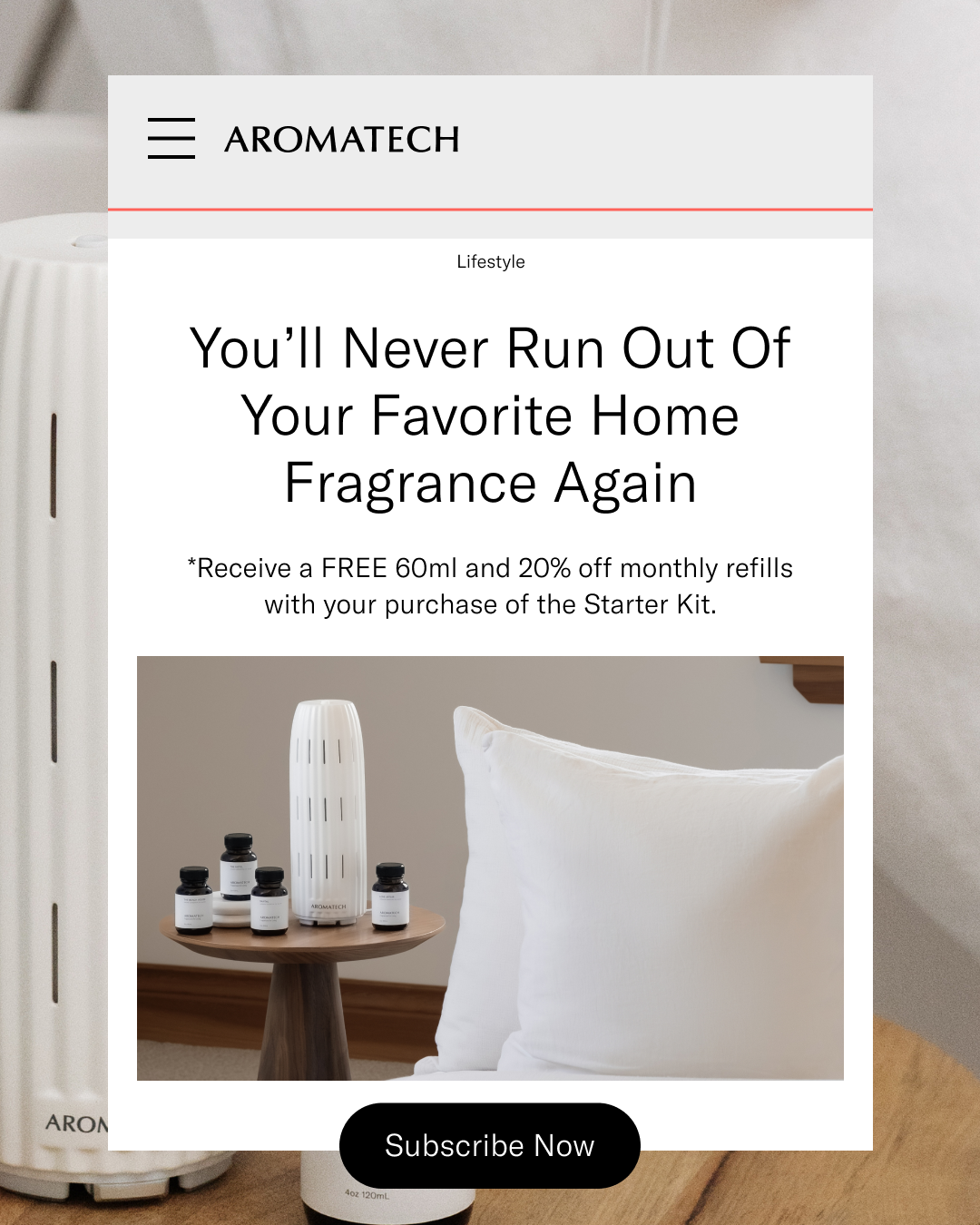 AromaTech Facebook ad