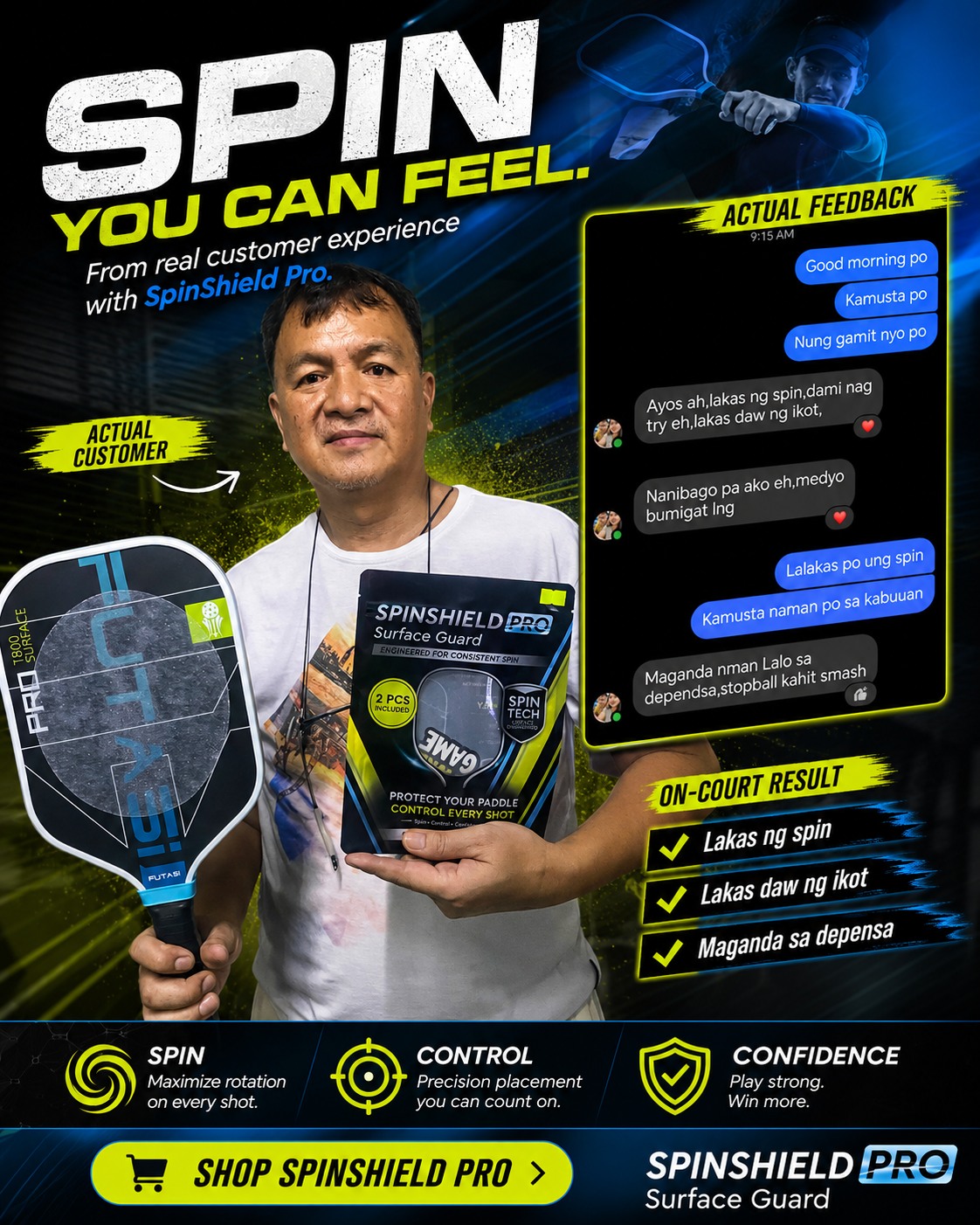 Spinshield Pro - Surface Guard Facebook ad: Ramdam mo ba na kulang ang kapit at…