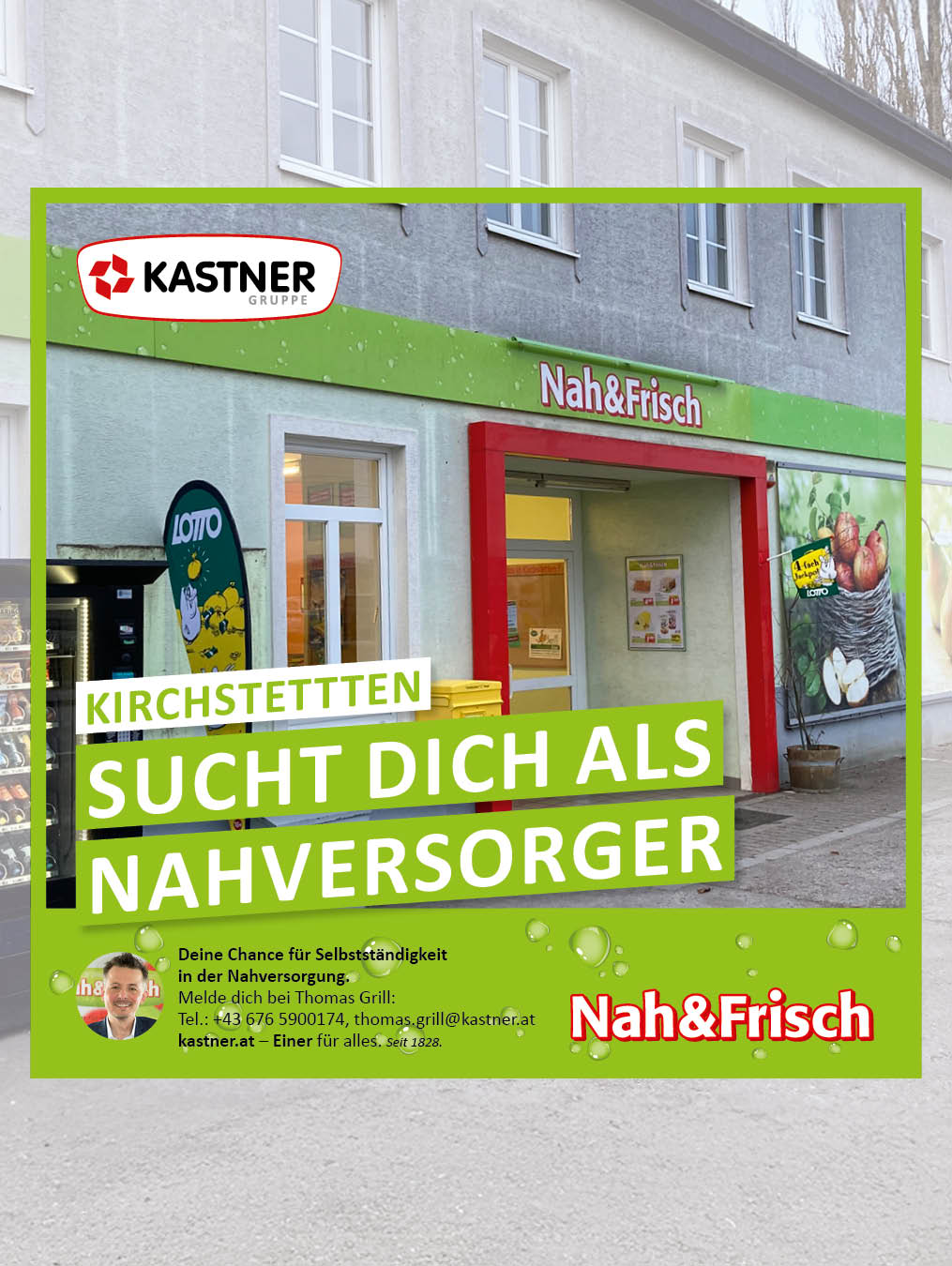 KASTNER Gruppe Facebook ad: Jetzt infomieren!