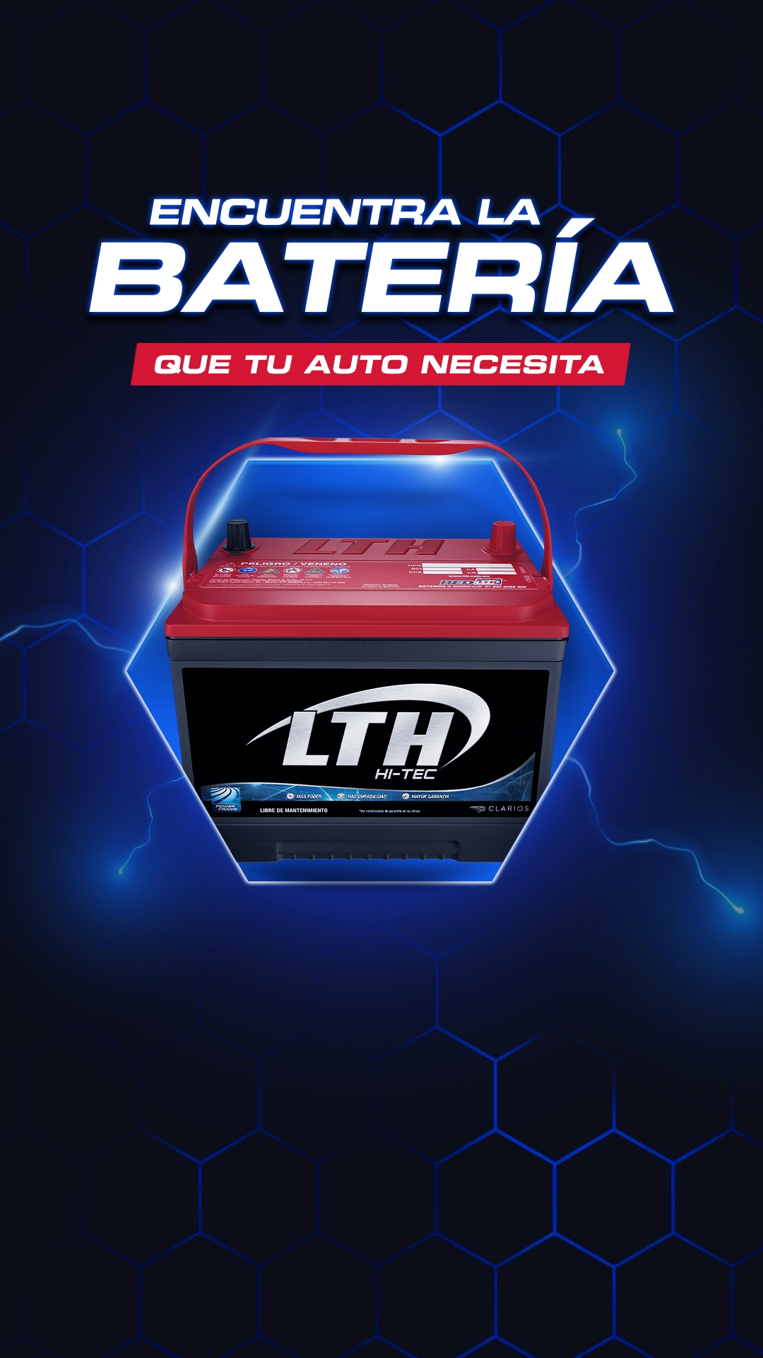 Baterías LTH Facebook ad