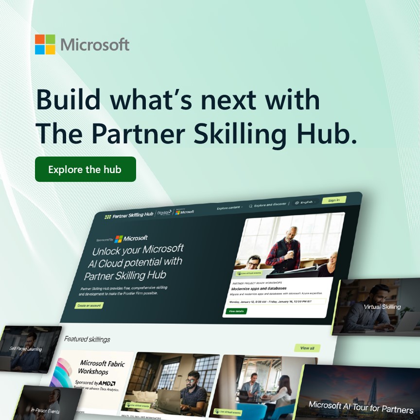 Microsoft AI Cloud Partner Program Facebook ad