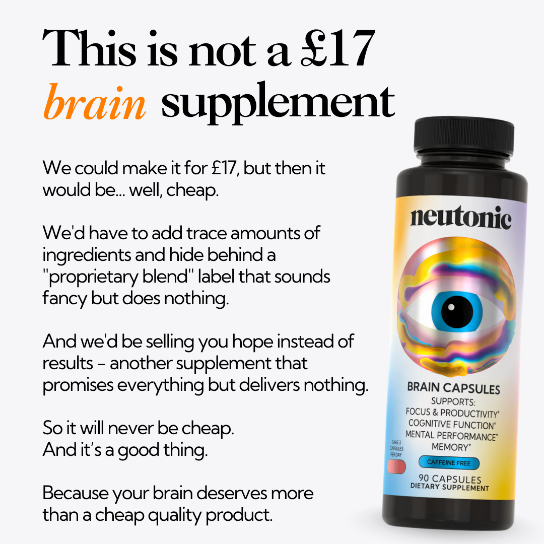 Neutonic Facebook ad