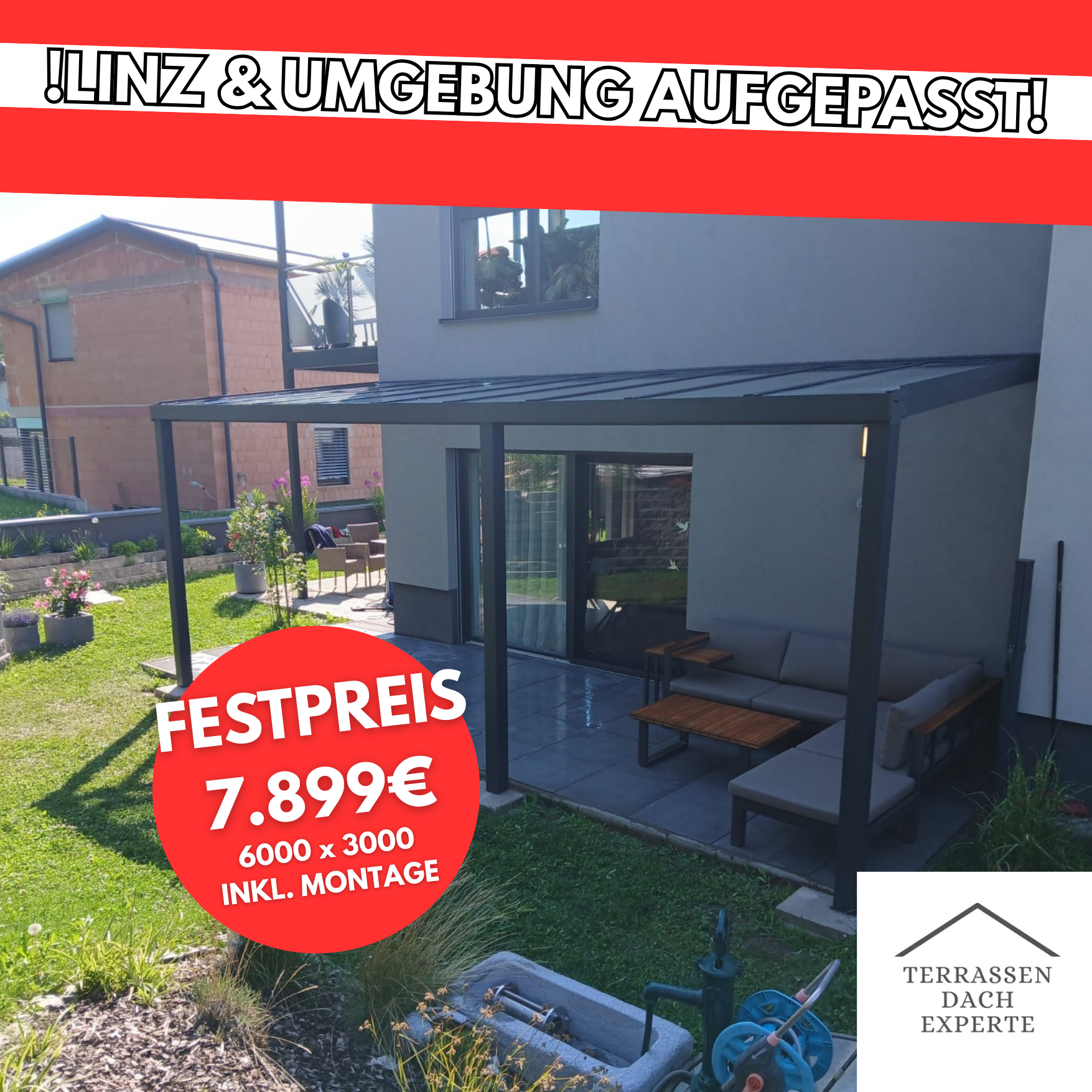 Terrassendach Experte Facebook ad: Jetzt Anfragen