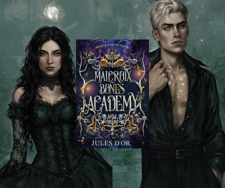 Jules D'Or Facebook ad: Dark Academia Romantasy!