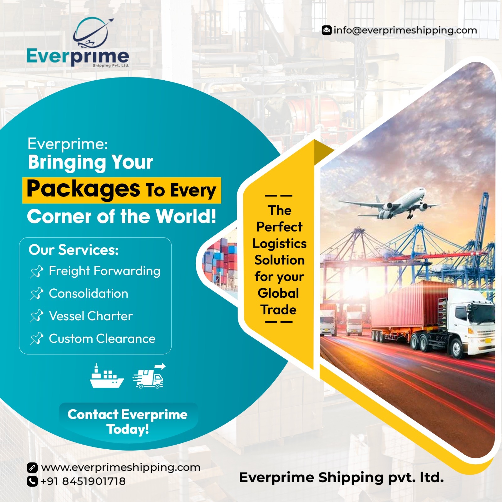 Everprime Shipping Facebook ad: Chat With Us