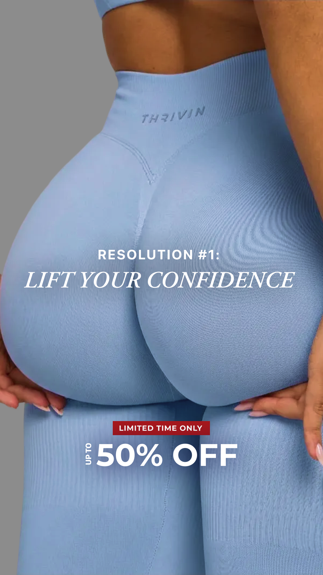 Thrivin Activewear Facebook ad