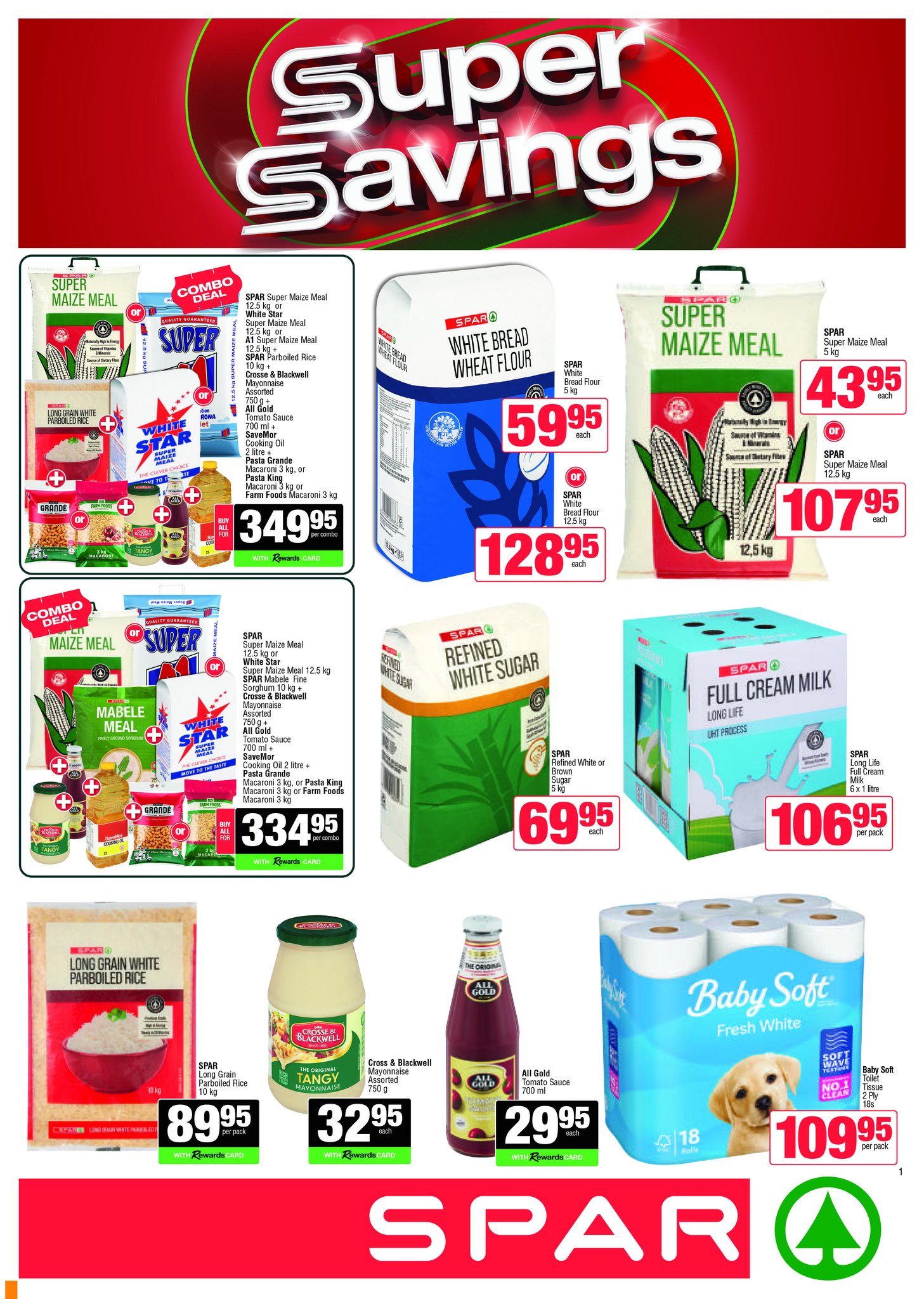 SPAR Botswana Facebook ad: Save more on your everyday essentials with our…