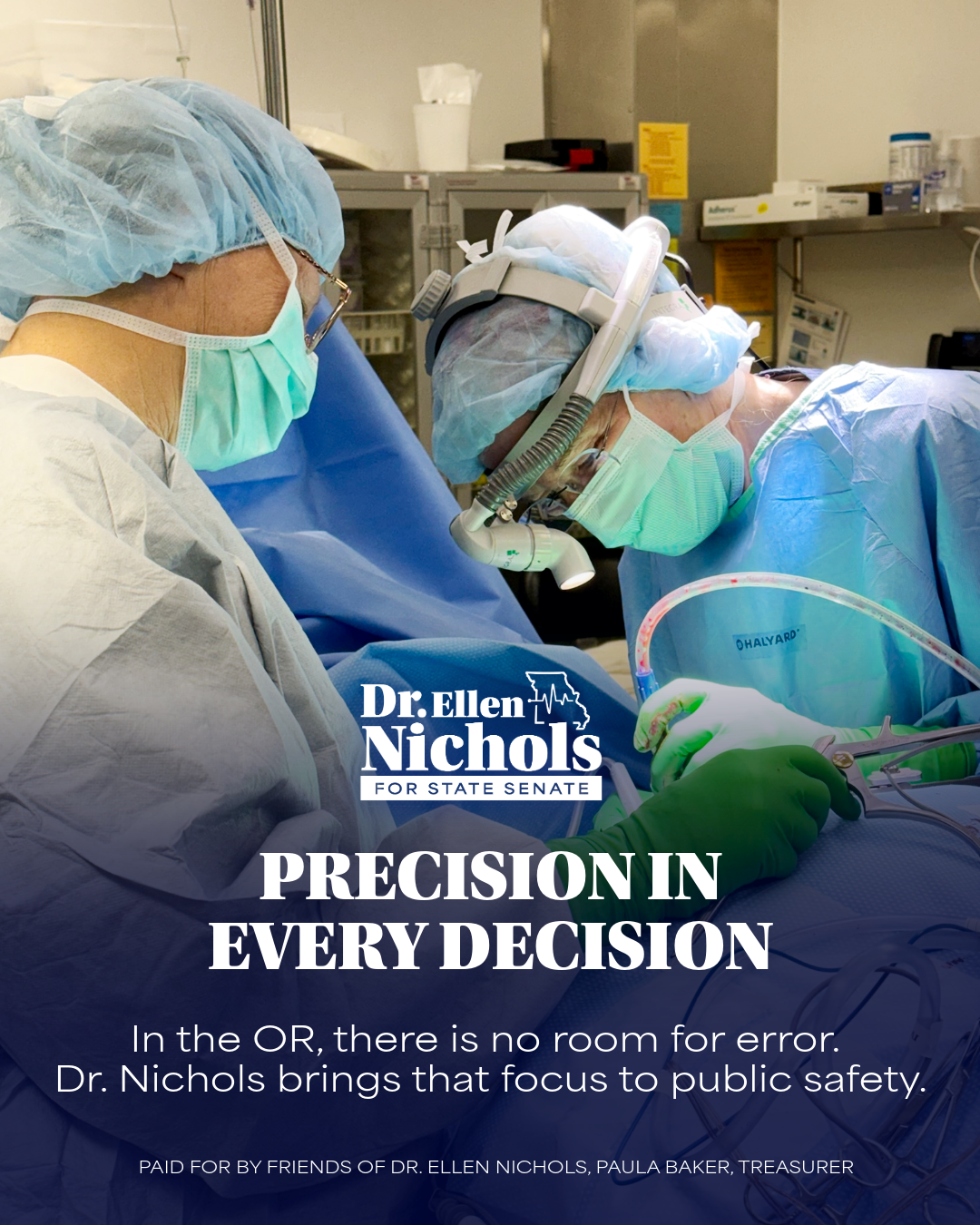 Dr. Ellen Nichols for State Senate Facebook ad