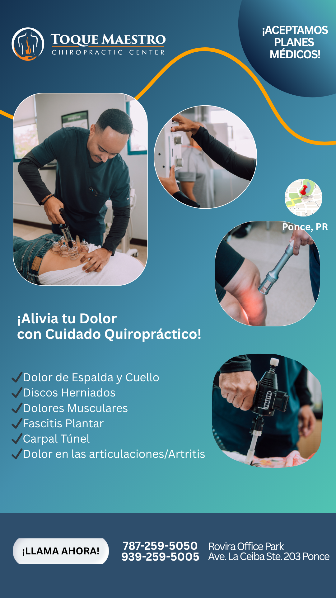 Toque Maestro Chiropractic Center Facebook ad
