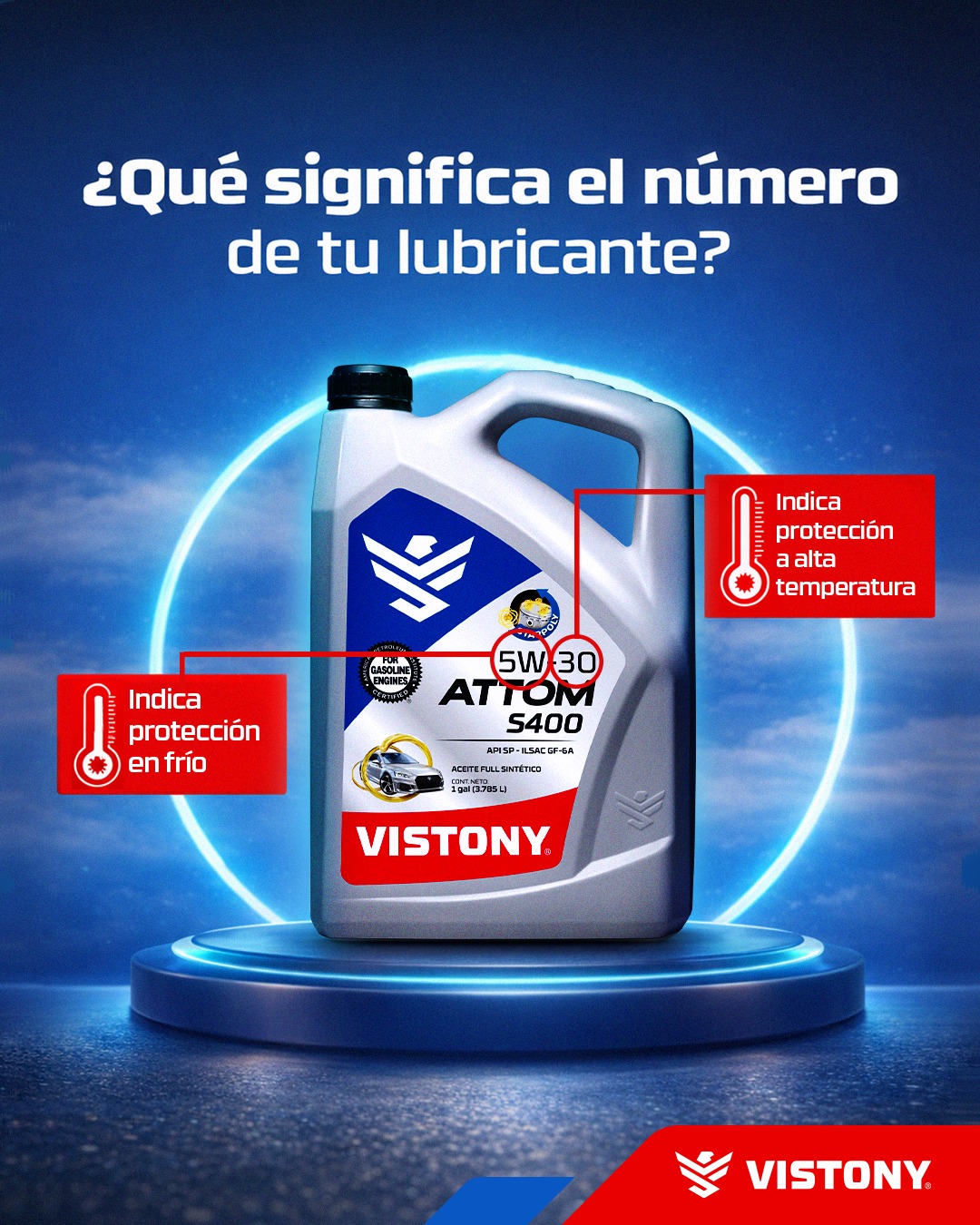 Vistony Paraguay Facebook ad: No todos los lubricantes son iguales.
