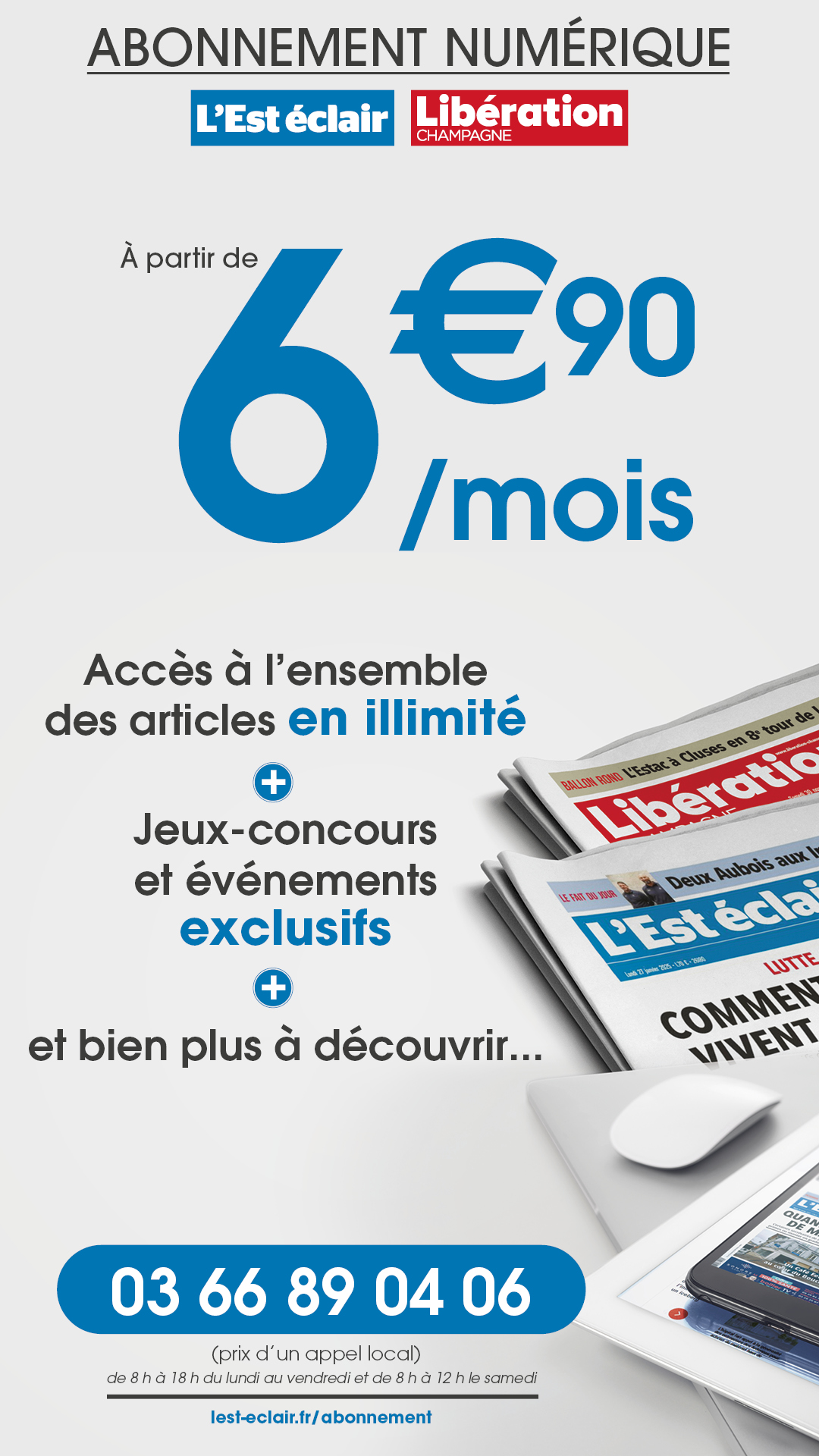 L'Est éclair Facebook ad