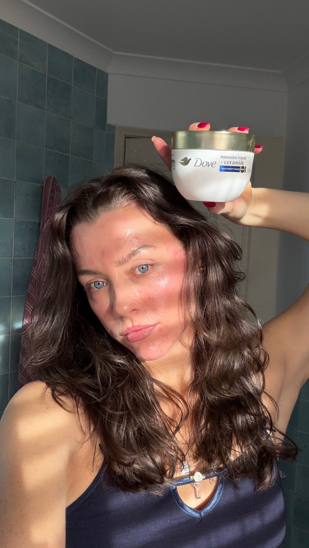 Maddie Edwards Facebook ad: I’ve been using the Dove Intensive Repair +…