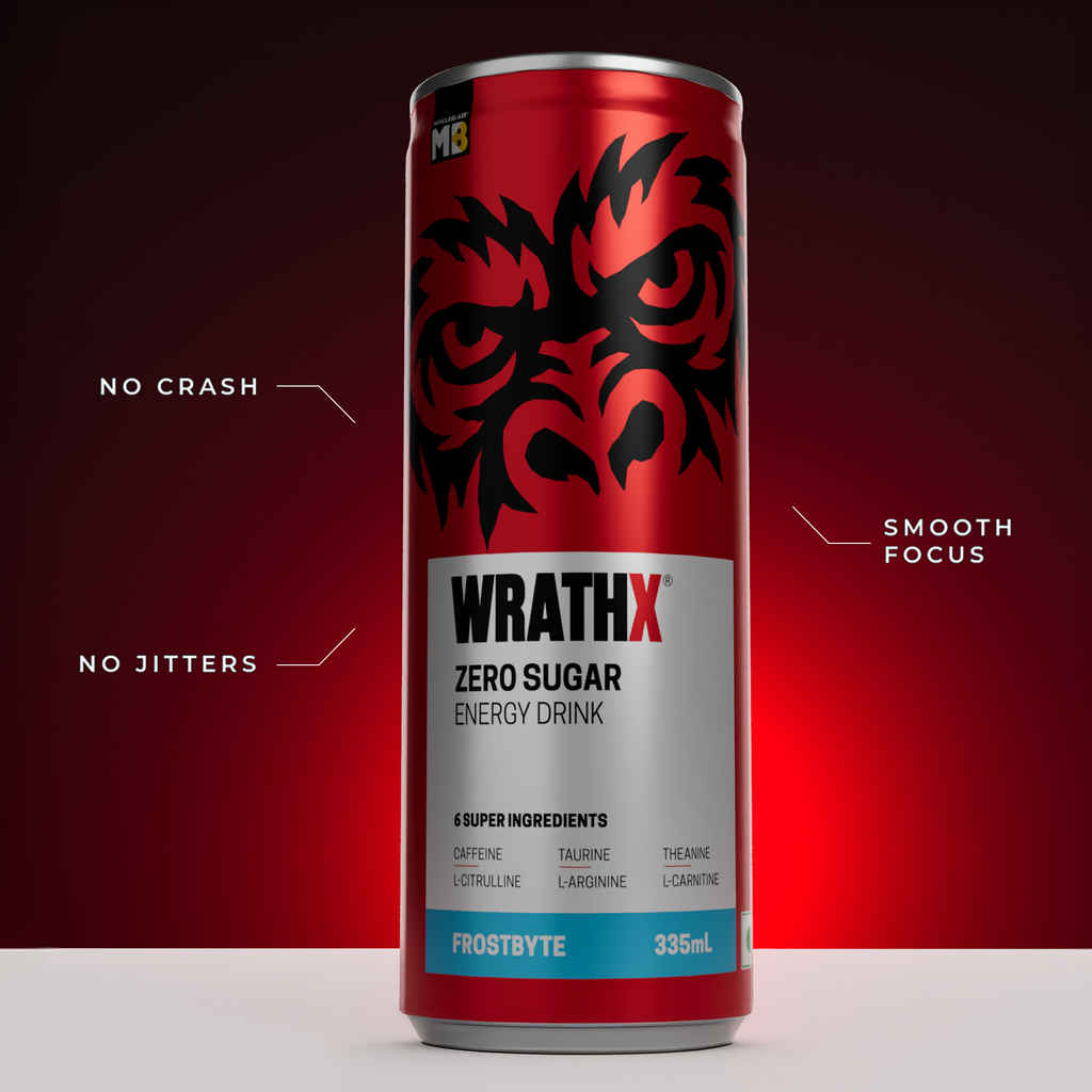 WrathX Facebook ad: Unleash Raw Energy In Every Sip!