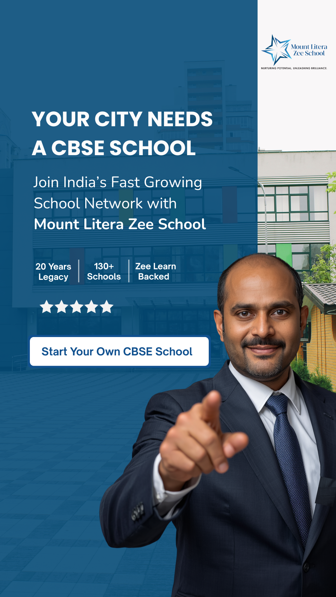 Mount Litera Zee School Facebook ad