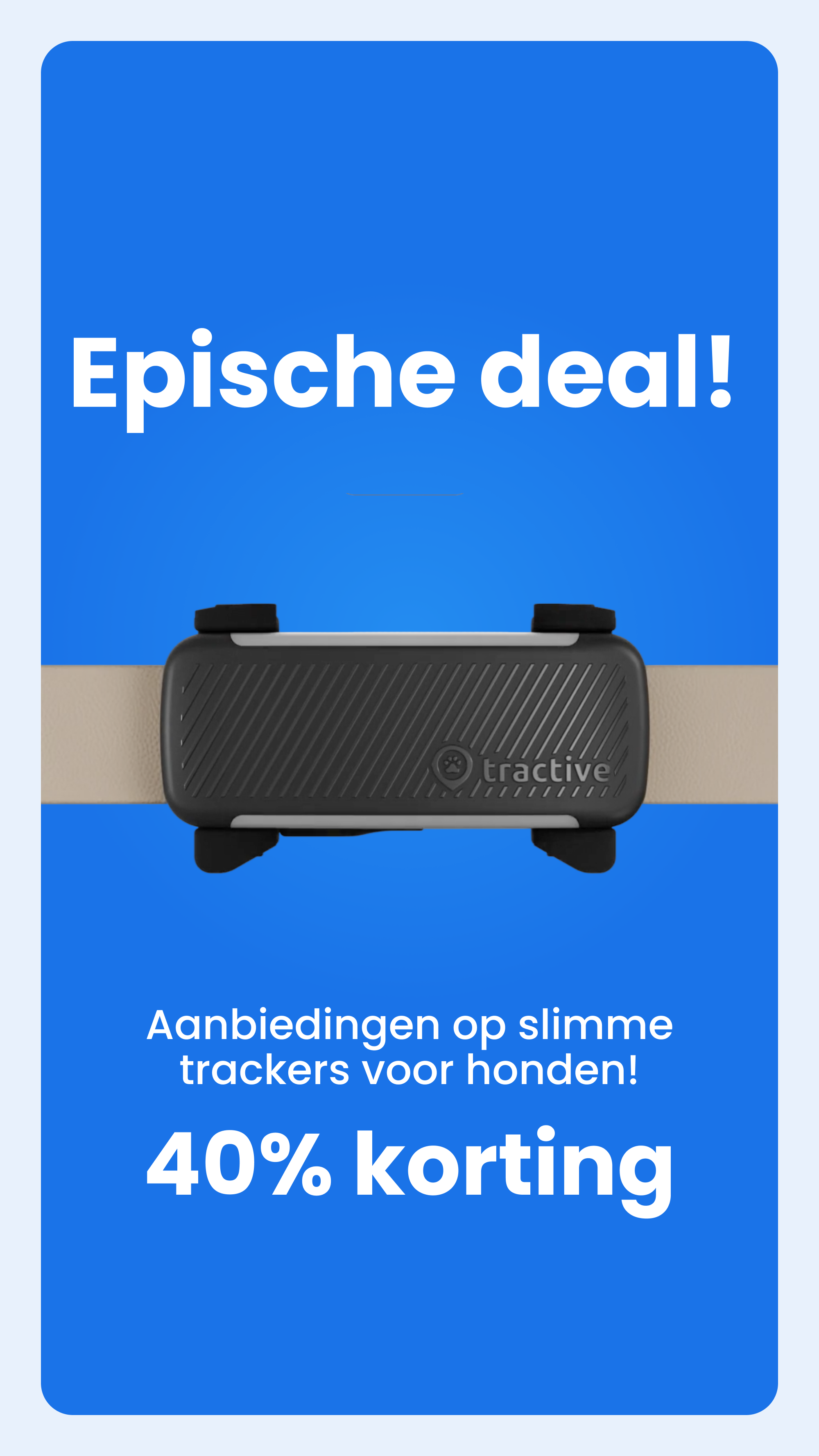 Tractive Facebook ad