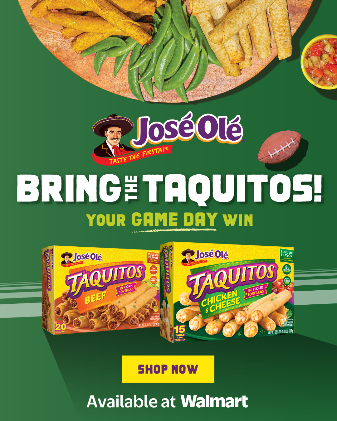 José Olé Frozen Mexican Food Facebook ad from Jan 6, 2026