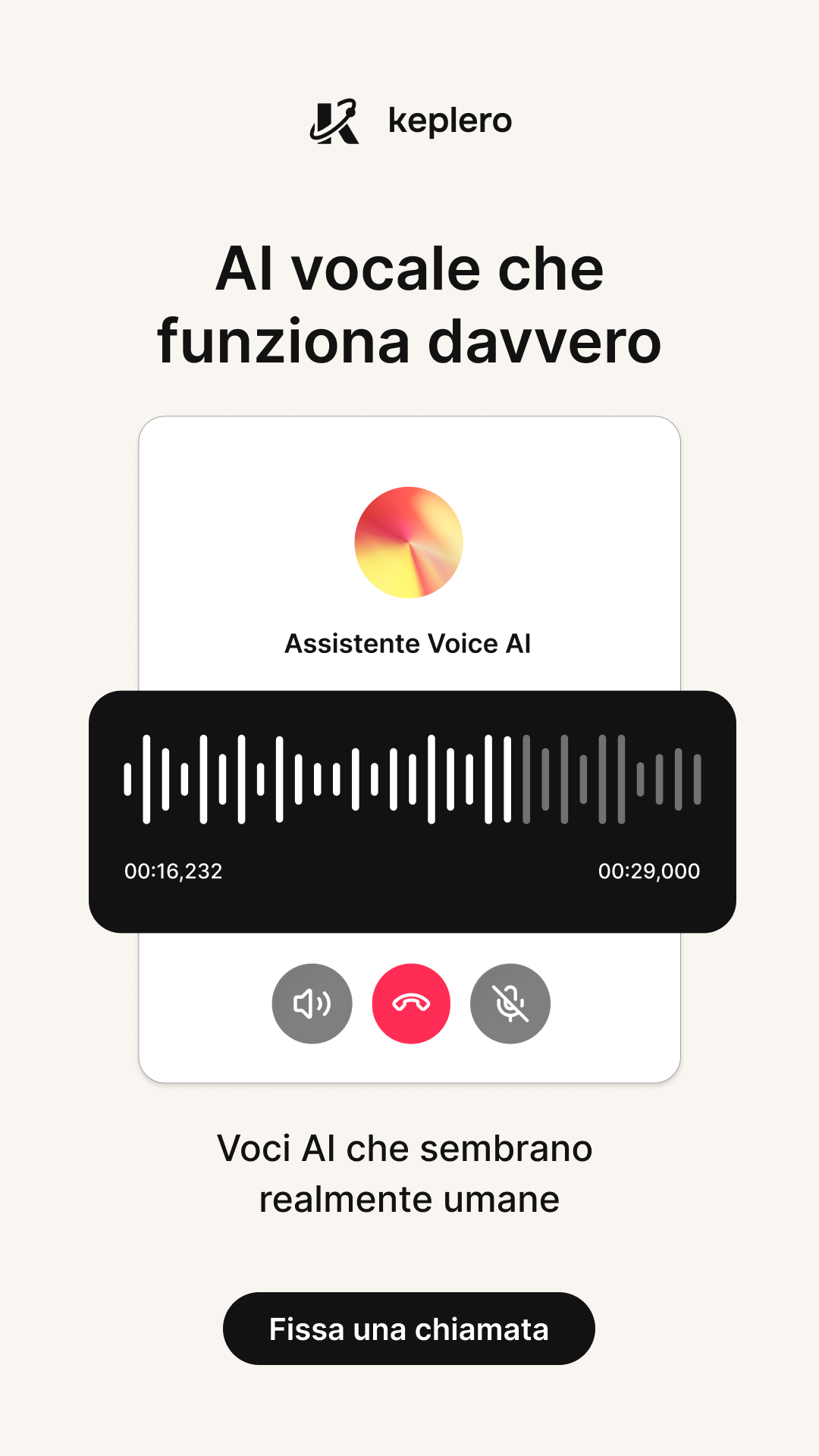 Keplero AI Facebook ad