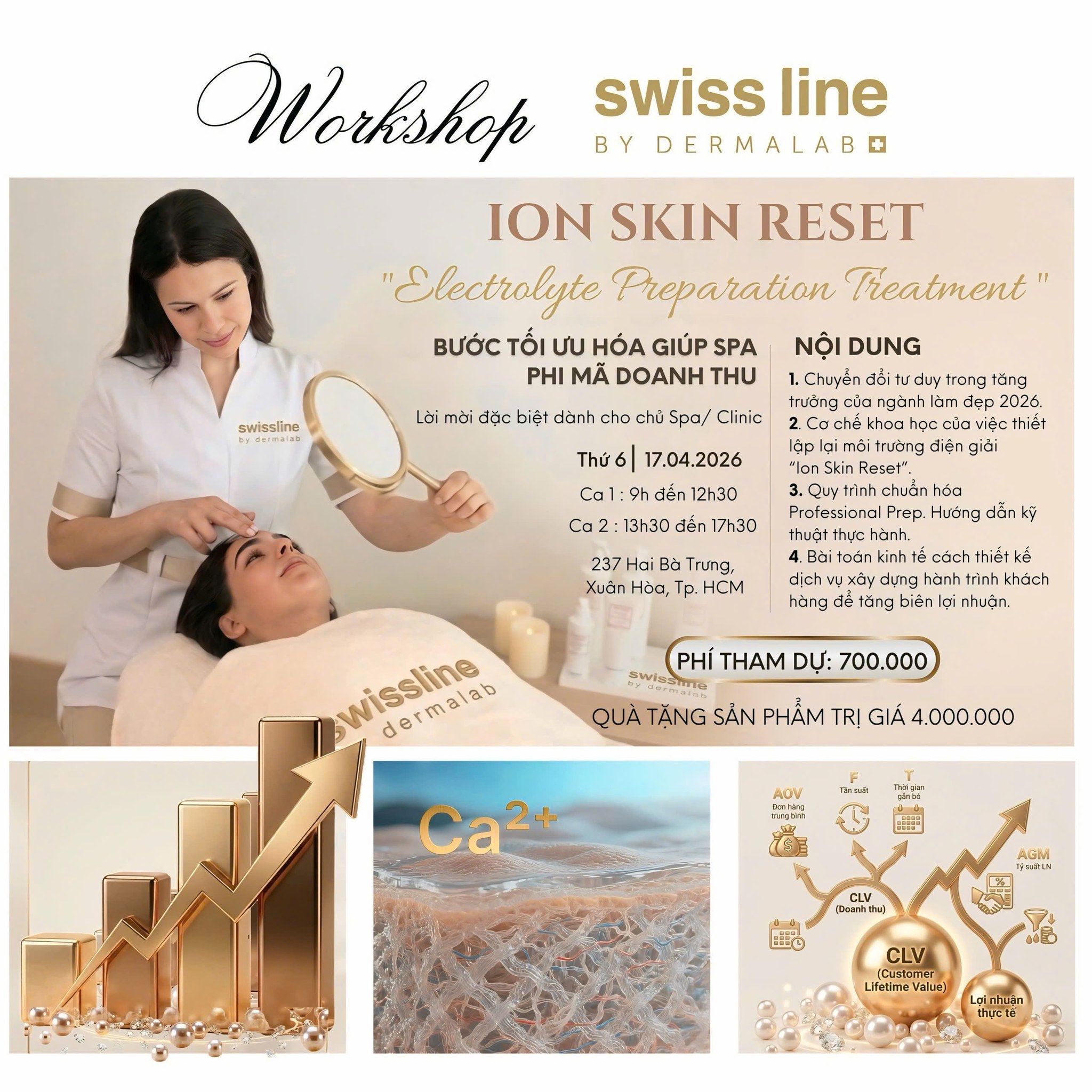 Swissline Việt Nam Facebook ad: BƯỚC TỐI ƯU HÓA GIÚP SPA PHI MÃ…