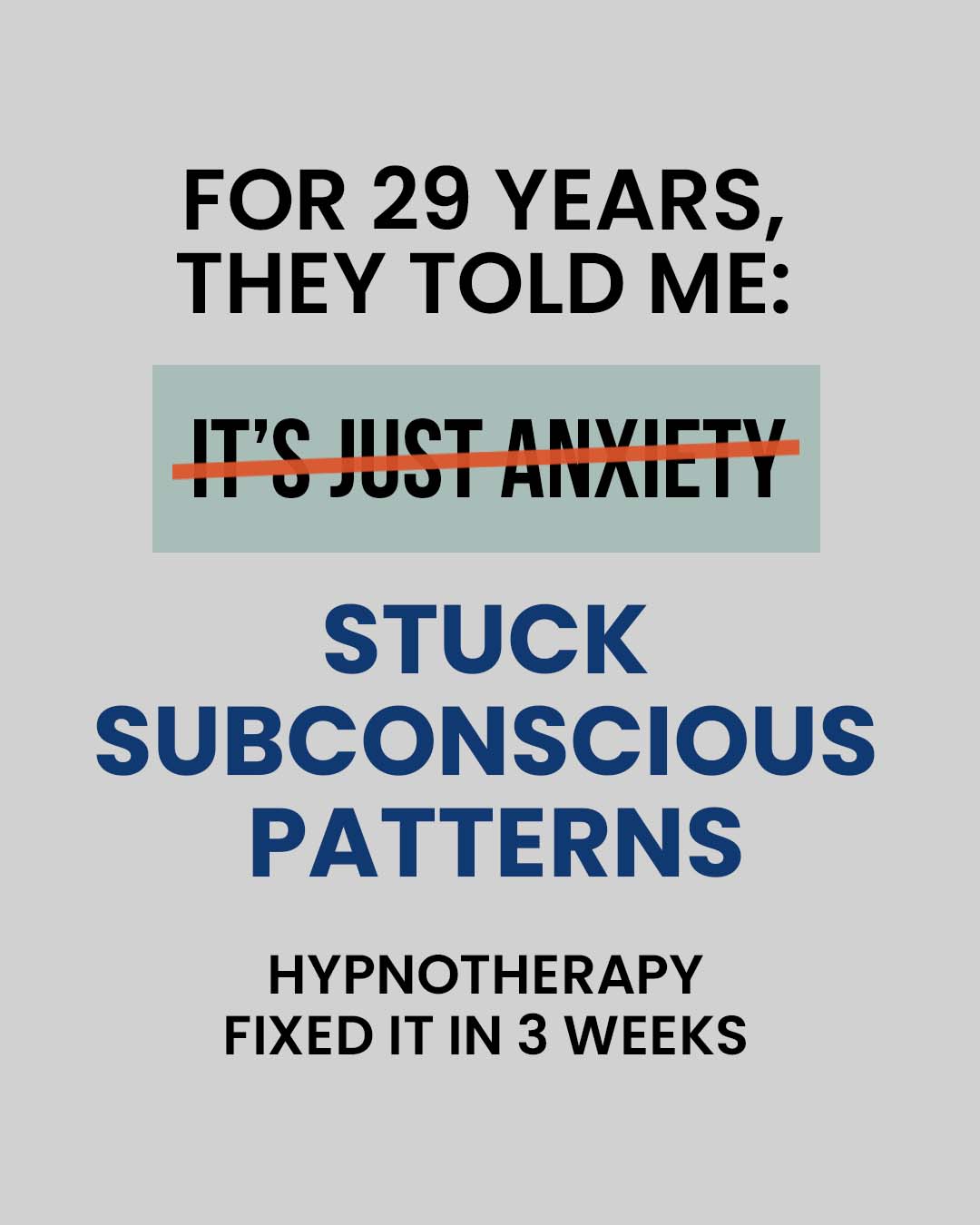 Hypnozio: power of hypnotherapy Facebook ad