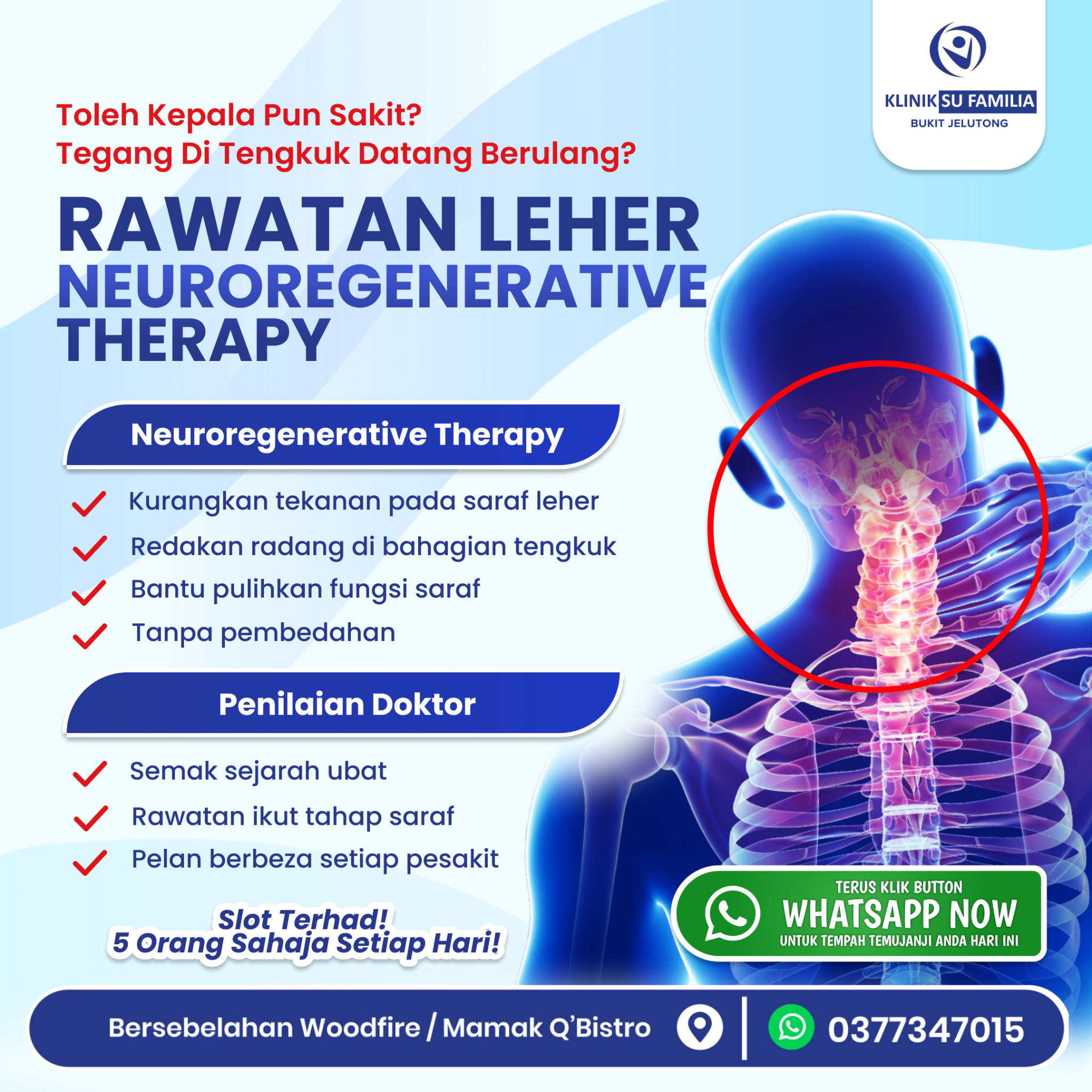 Klinik SuFamilia Bukit Jelutong Facebook ad: 𝗗𝗔𝗛 𝗨𝗥𝗨𝗧, 𝗗𝗔𝗛 𝗦𝗔𝗣𝗨 𝗠𝗜𝗡𝗬𝗔𝗞… 𝗧𝗔𝗣𝗜…