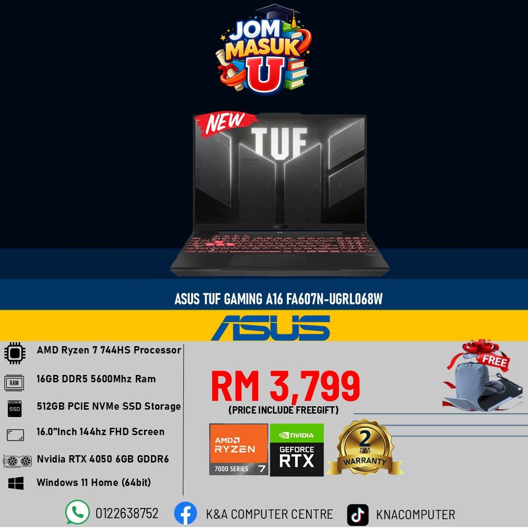 K&A Computer Centre Facebook ad: BIG PROMO UNTUK ORANG JITRA