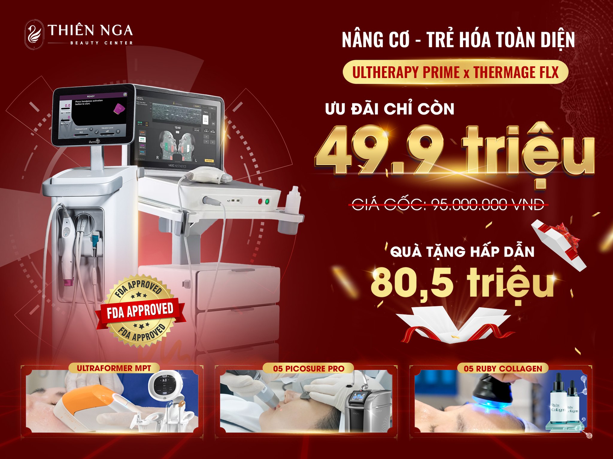 Thiรชn Nga Beauty Center Facebook ad: ๐๐๐แบจ๐ ๐แป ๐๐ ฤแบธ๐ ฤร๐ ๐ร๐ ๐แป ๐แป๐โฆ