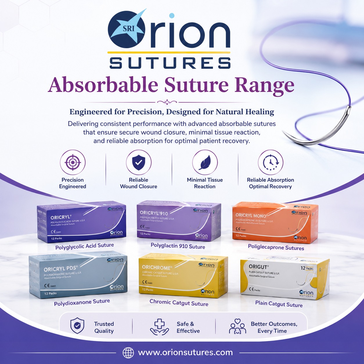 Orion Sutures India Private Limited Facebook ad: Orion Sutures Pvt Ltd is a leading Suture…
